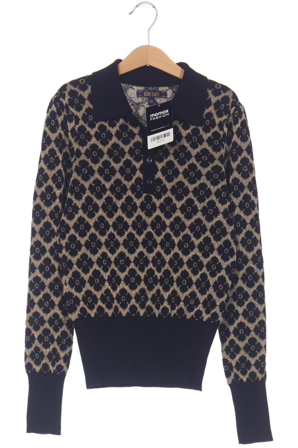 

King Louie Damen Pullover, schwarz, Gr. 34