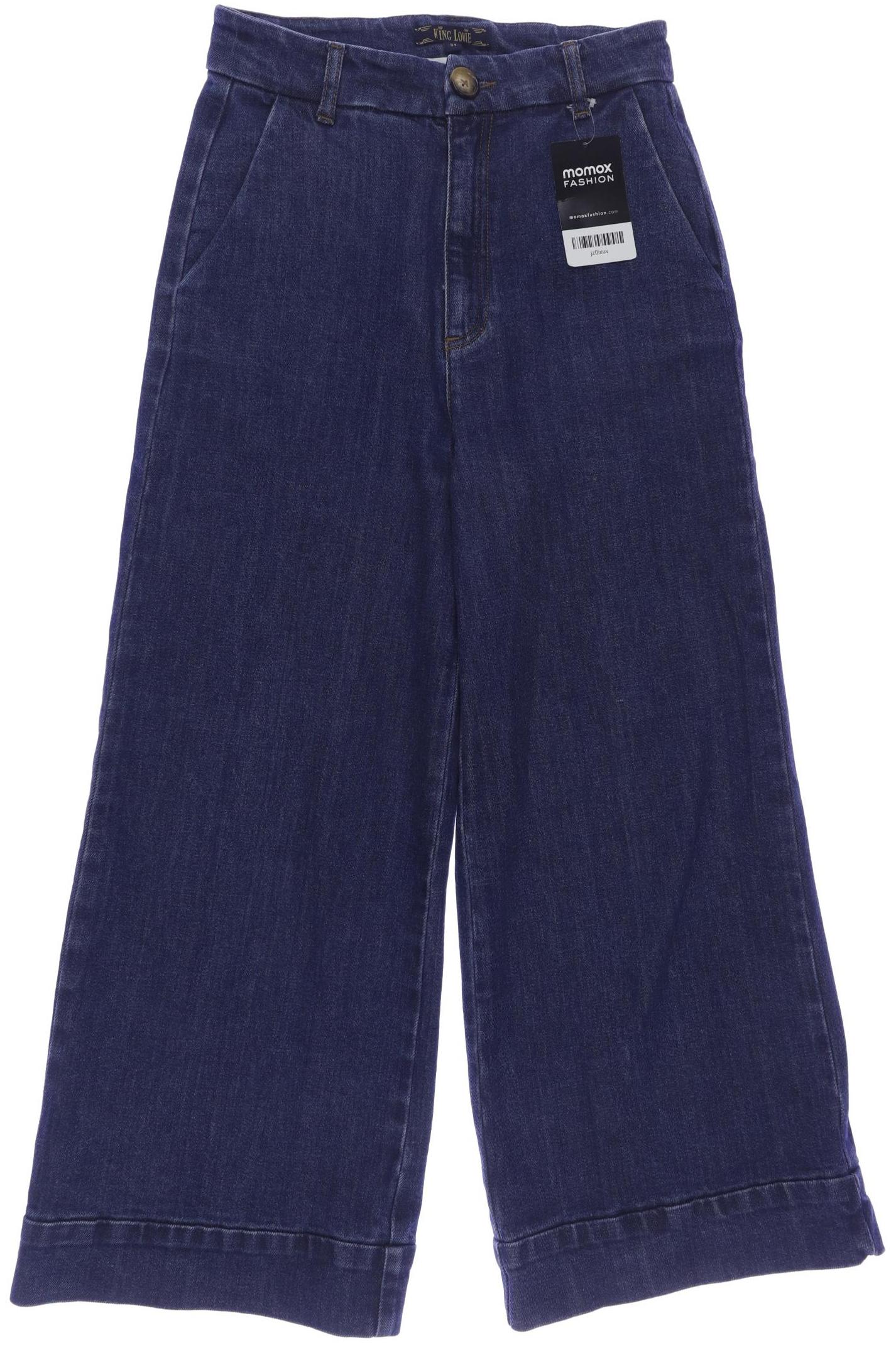 

King Louie Damen Jeans, blau, Gr. 34