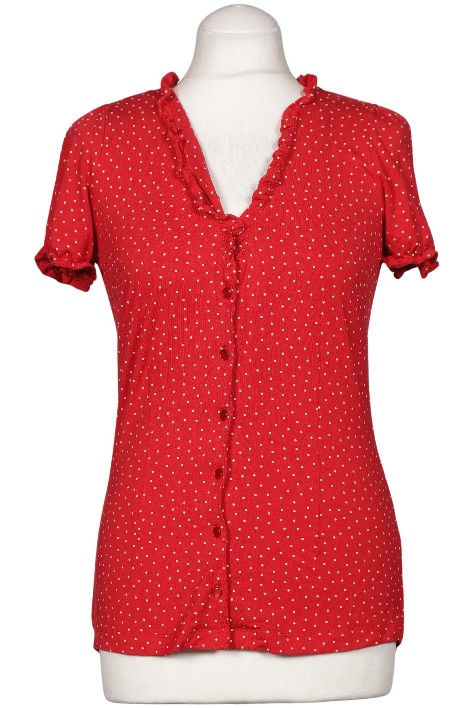 

King Louie Damen Bluse, rot, Gr. 38