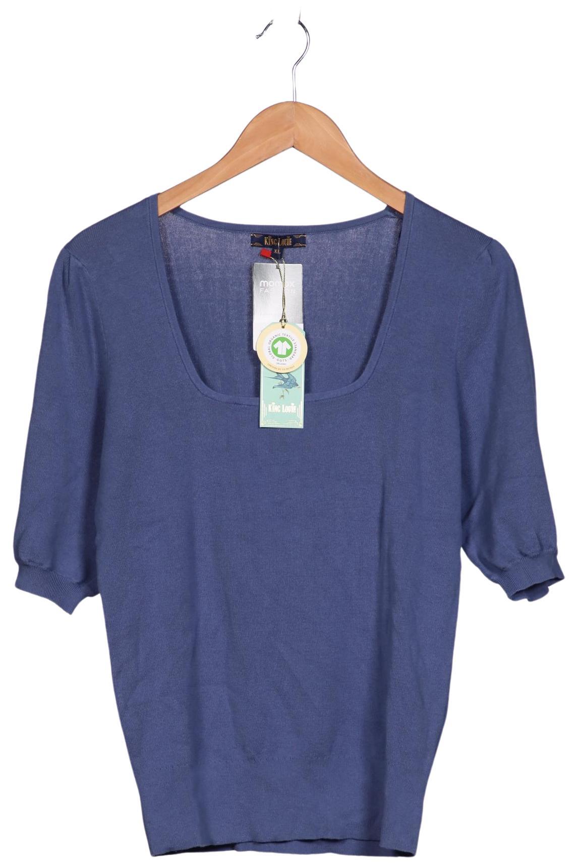 

King Louie Damen Pullover, blau, Gr. 44