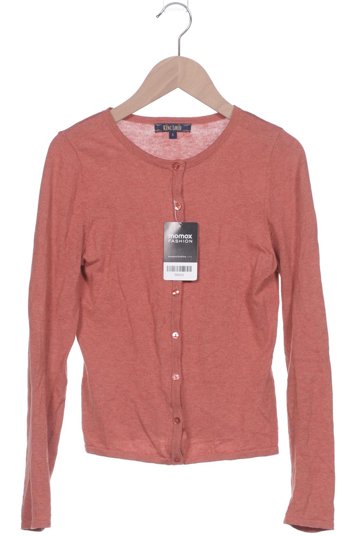 

King Louie Damen Strickjacke, orange, Gr. 36