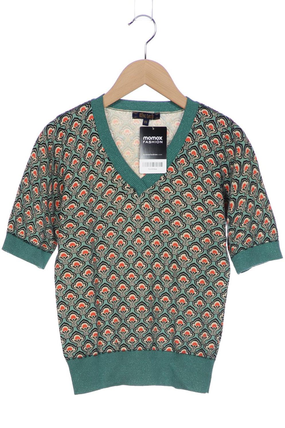 

King Louie Damen Pullover, grün, Gr. 34