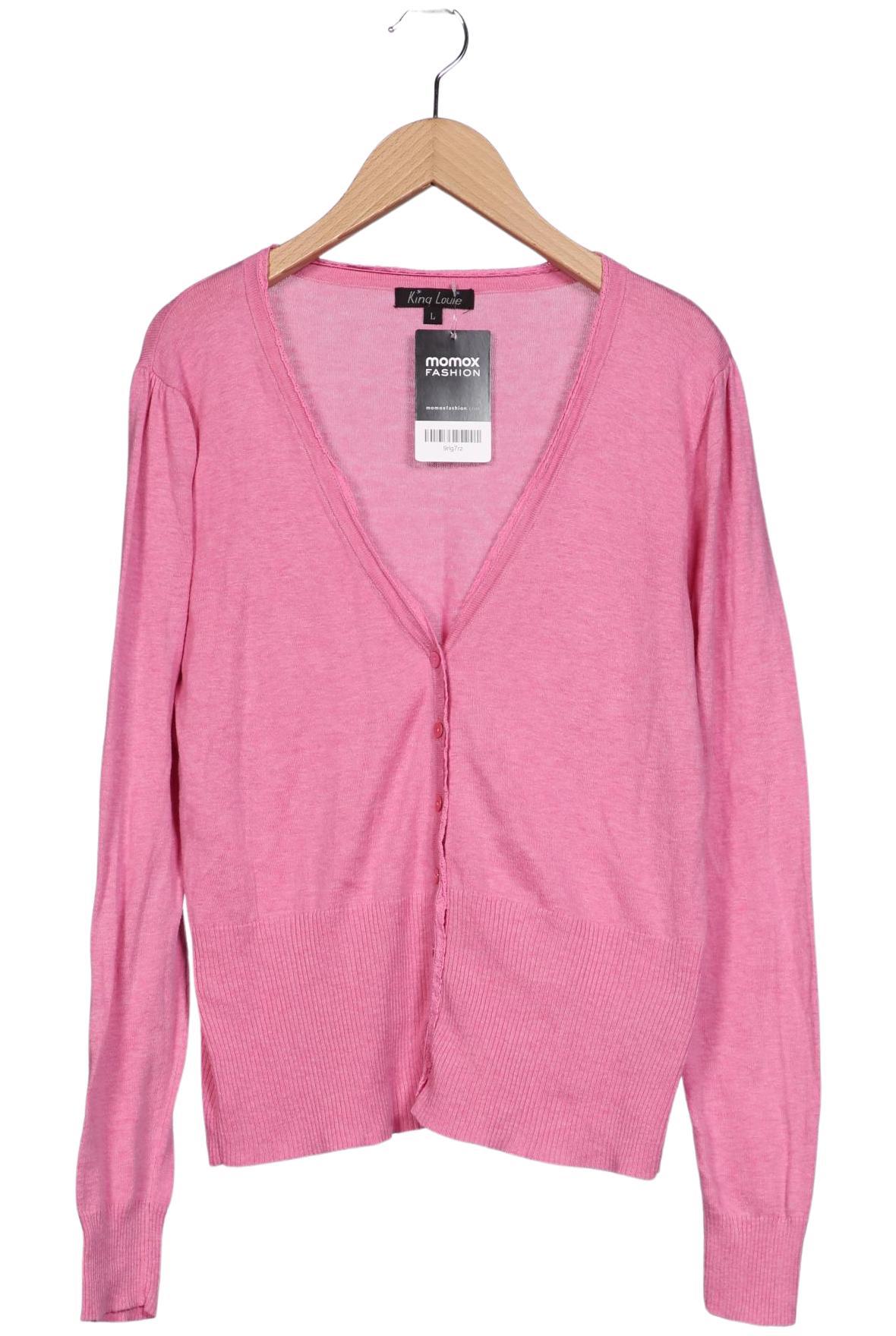 

King Louie Damen Strickjacke, pink, Gr. 42