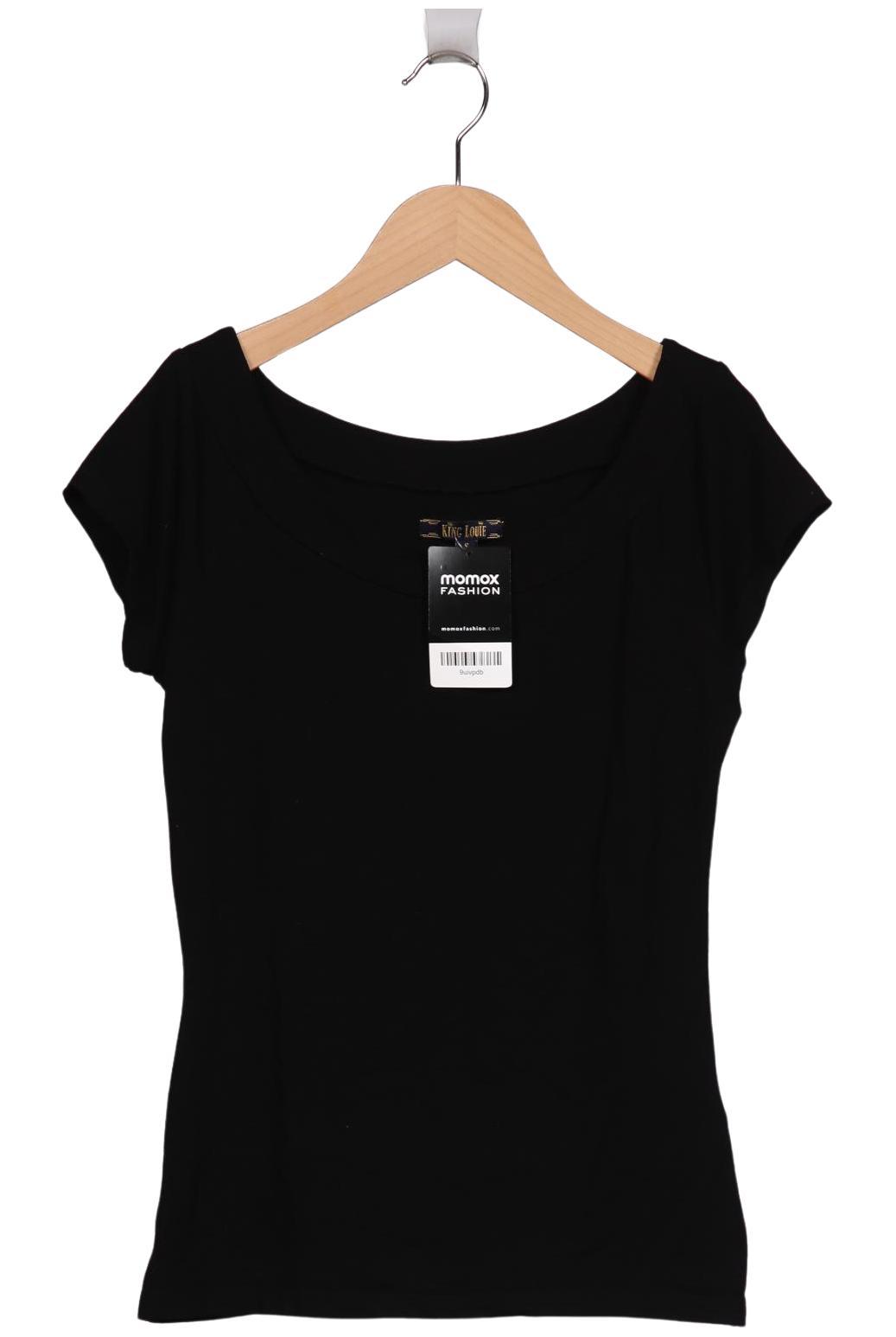 

King Louie Damen T-Shirt, schwarz, Gr. 36