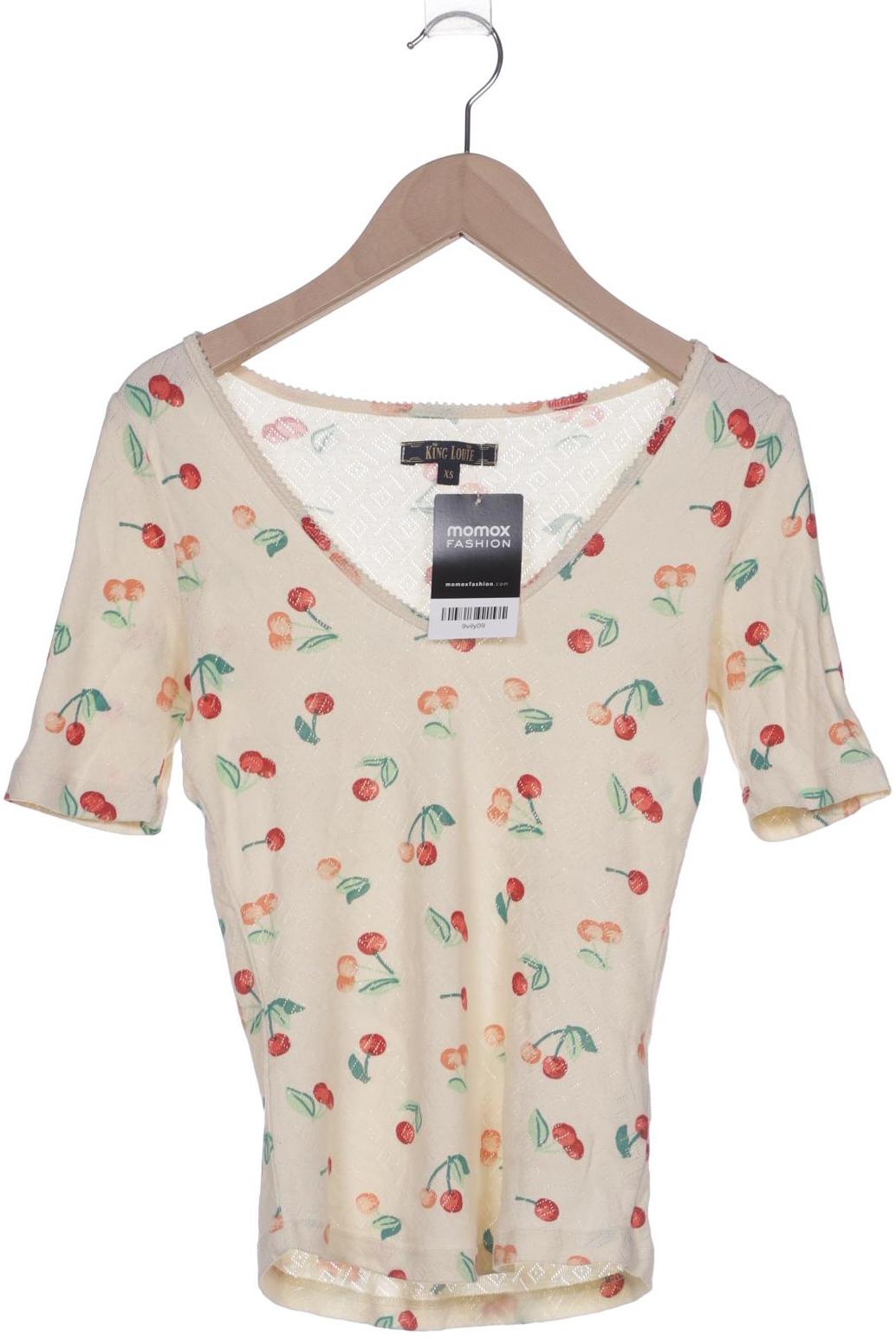 

King Louie Damen T-Shirt, cremeweiß, Gr. 34