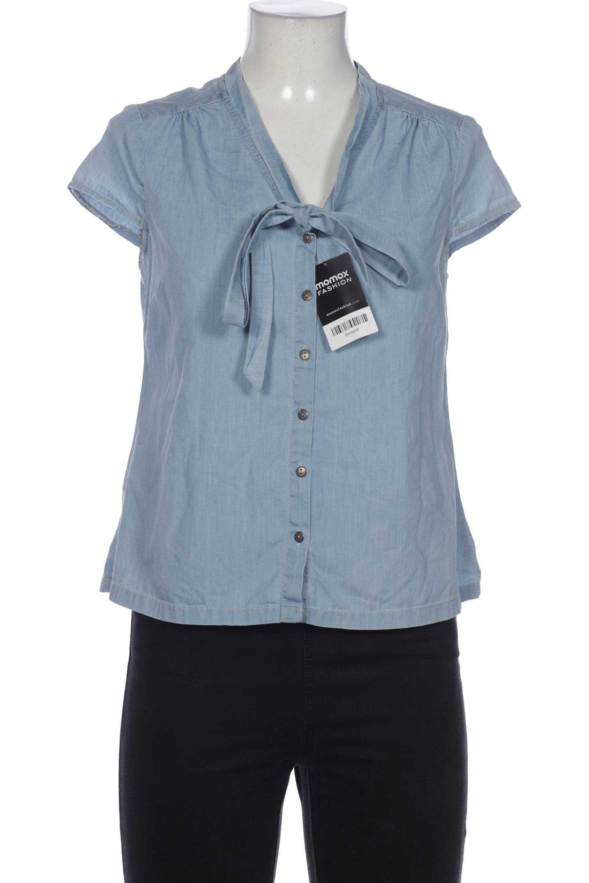 

King Louie Damen Bluse, hellblau, Gr. 38