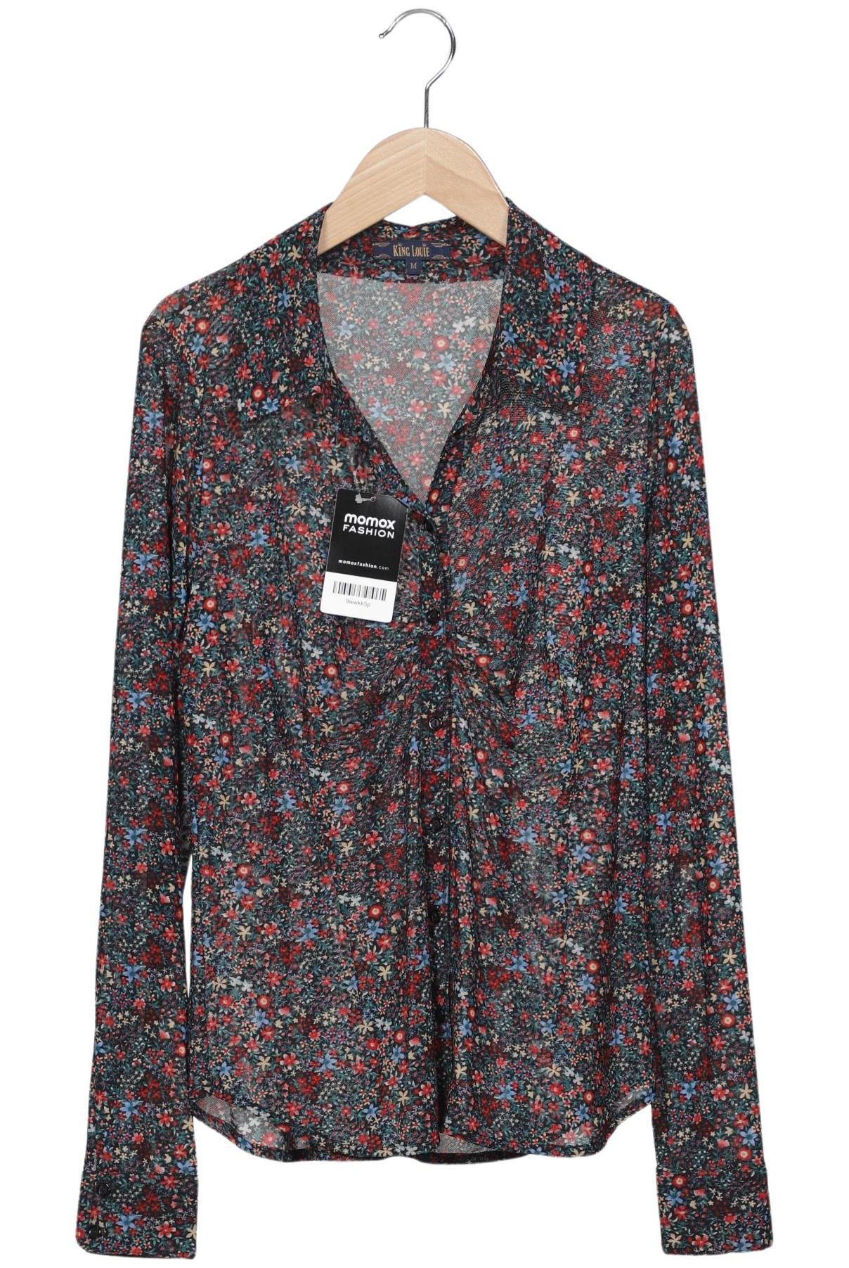 

King Louie Damen Bluse, mehrfarbig, Gr. 38