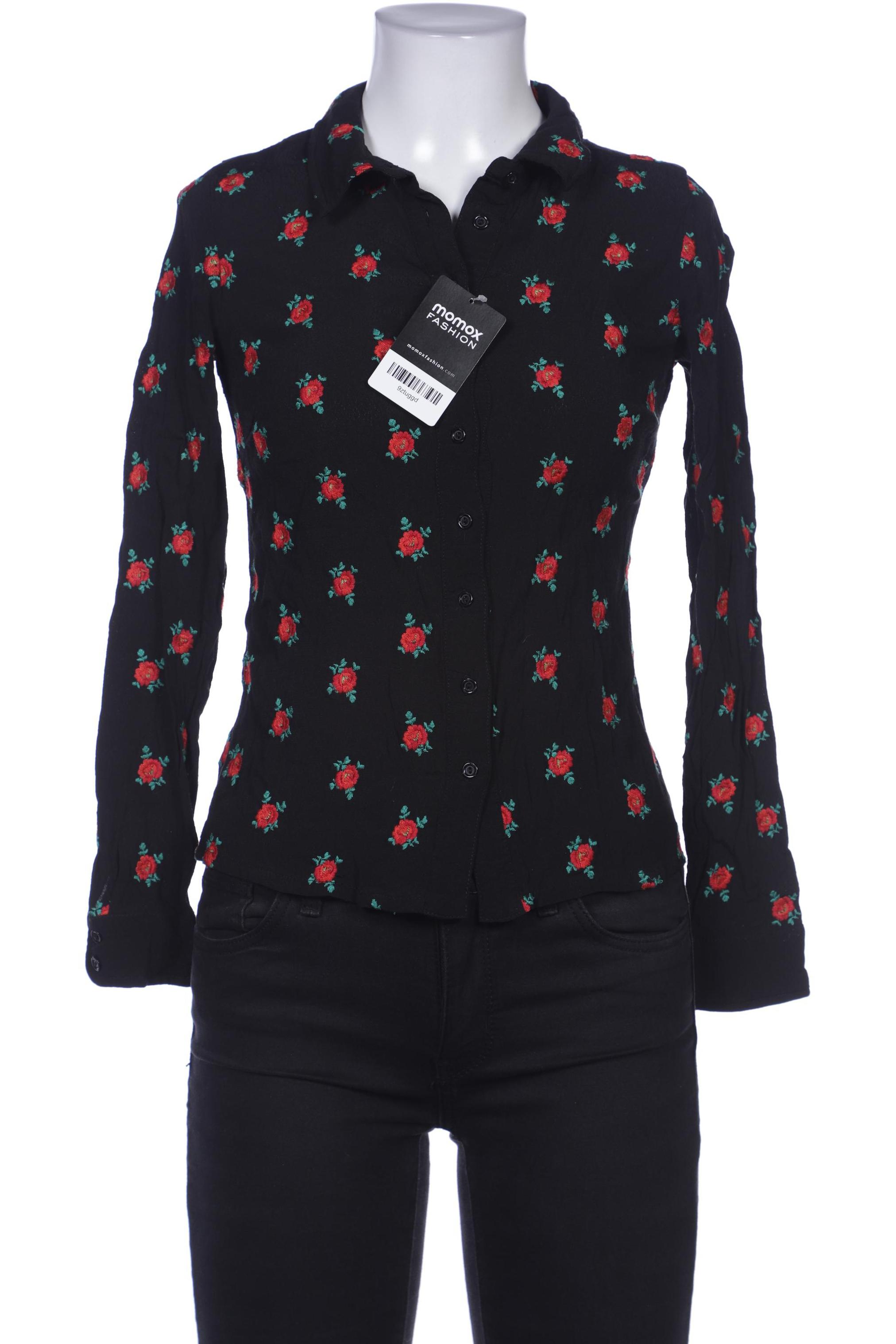 

King Louie Damen Bluse, schwarz, Gr. 36