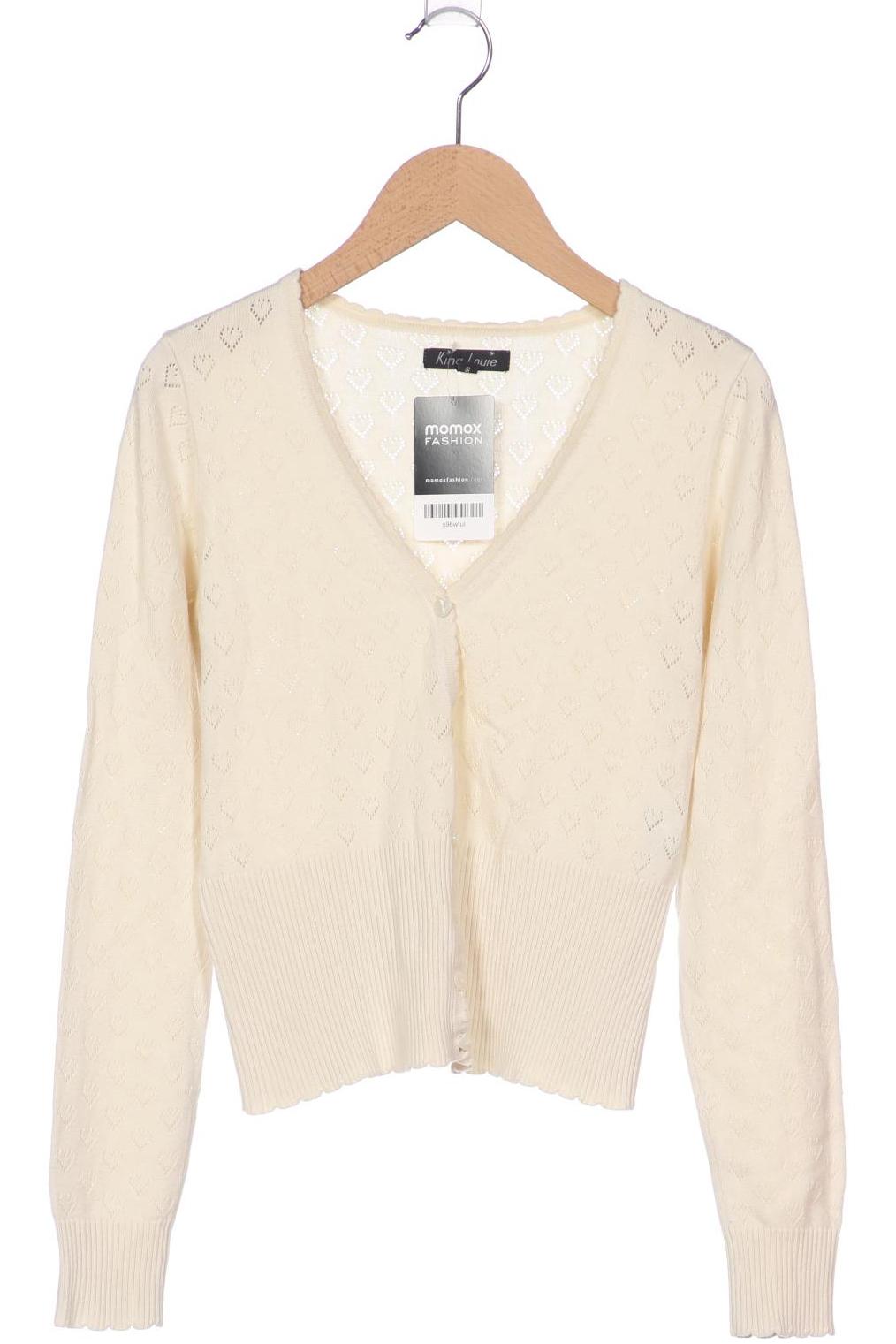 

King Louie Damen Strickjacke, beige, Gr. 36