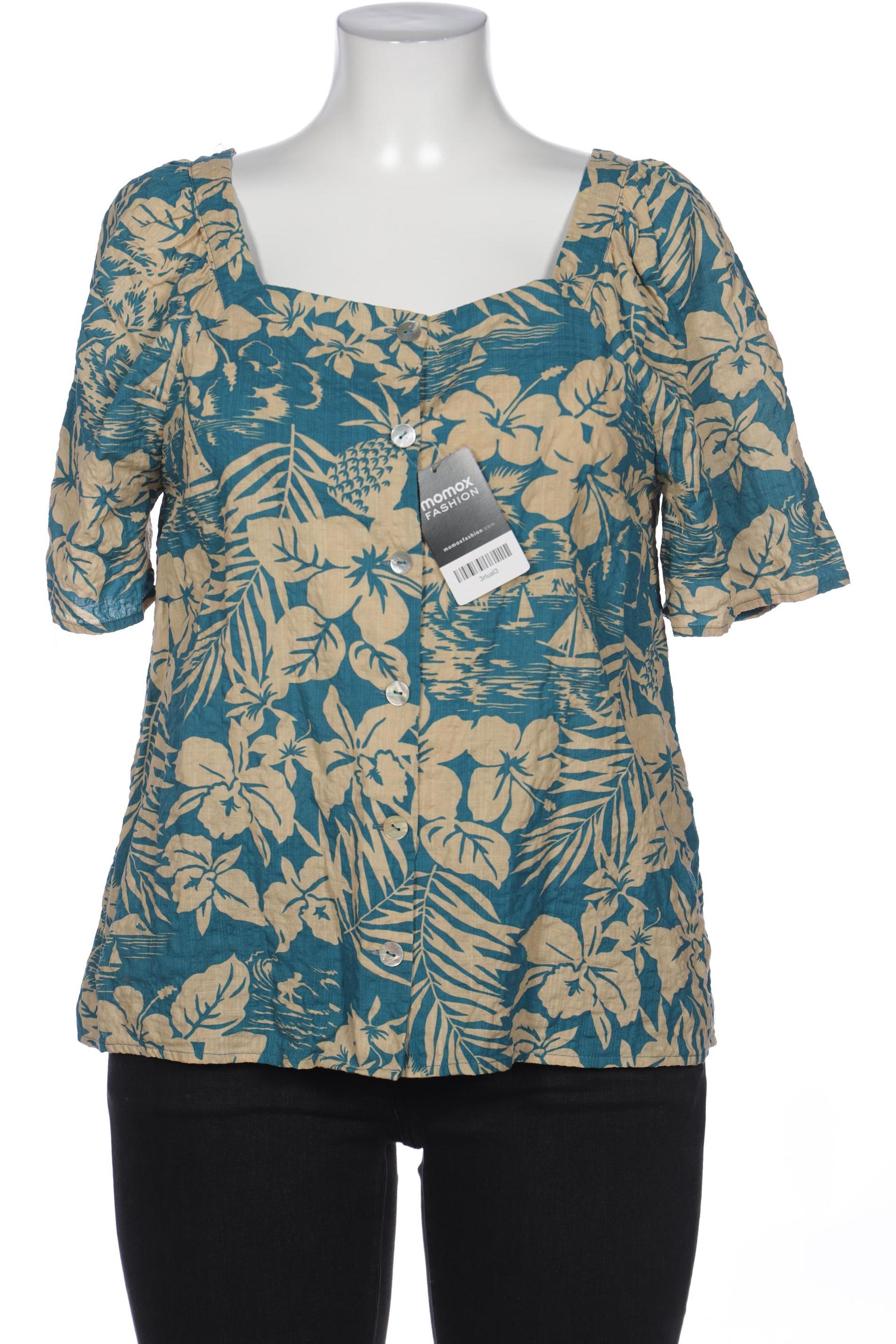 

King Louie Damen Bluse, blau, Gr. 44