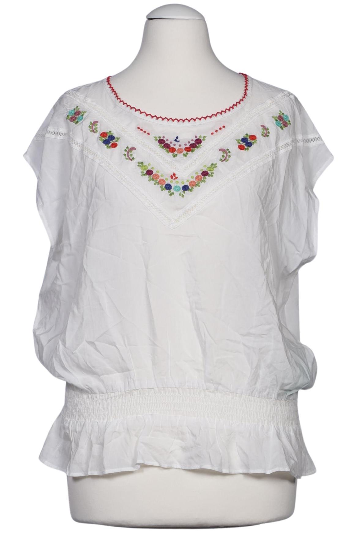 

King Louie Damen Bluse, weiß, Gr. 38