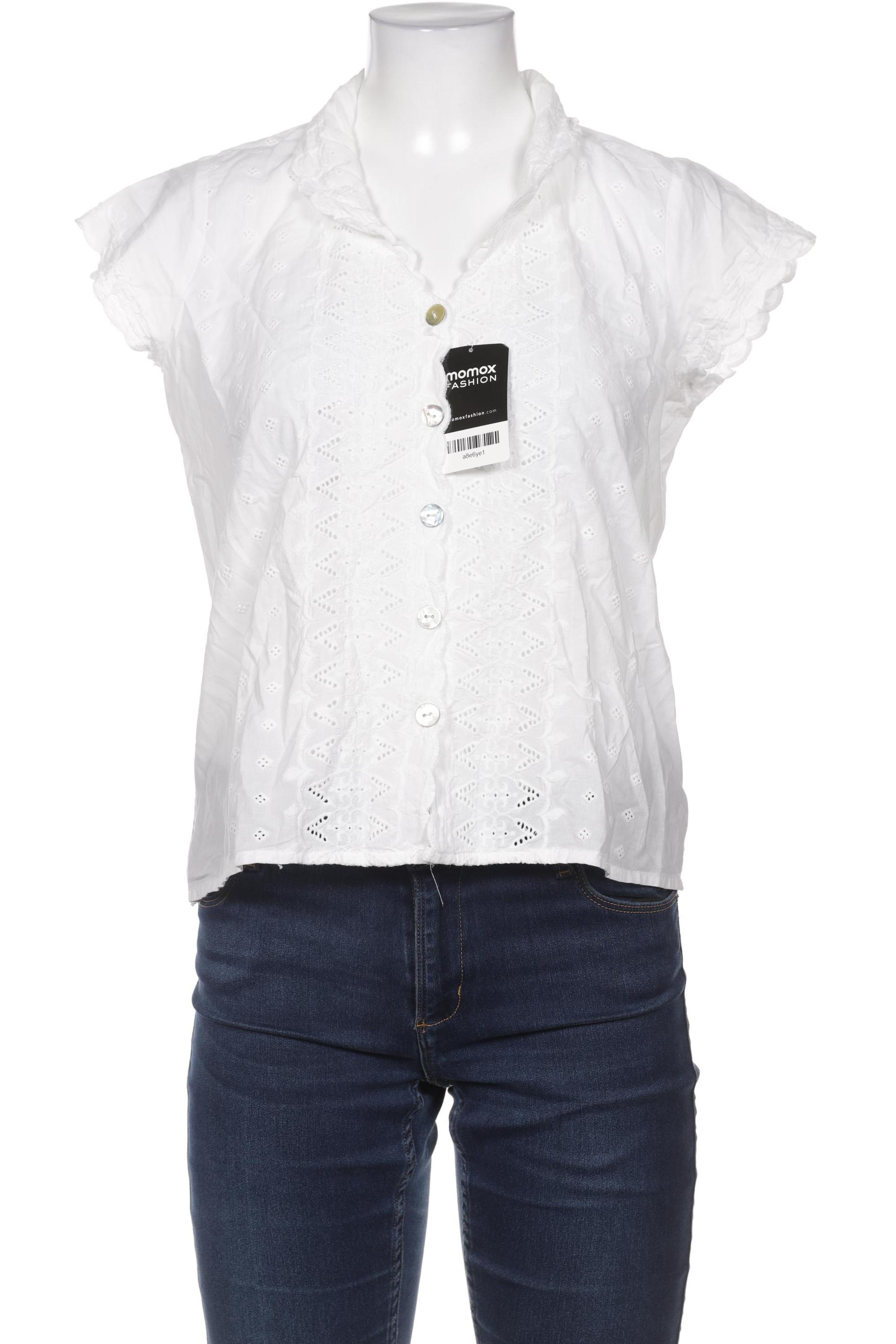 

King Louie Damen Bluse, weiß, Gr. 38