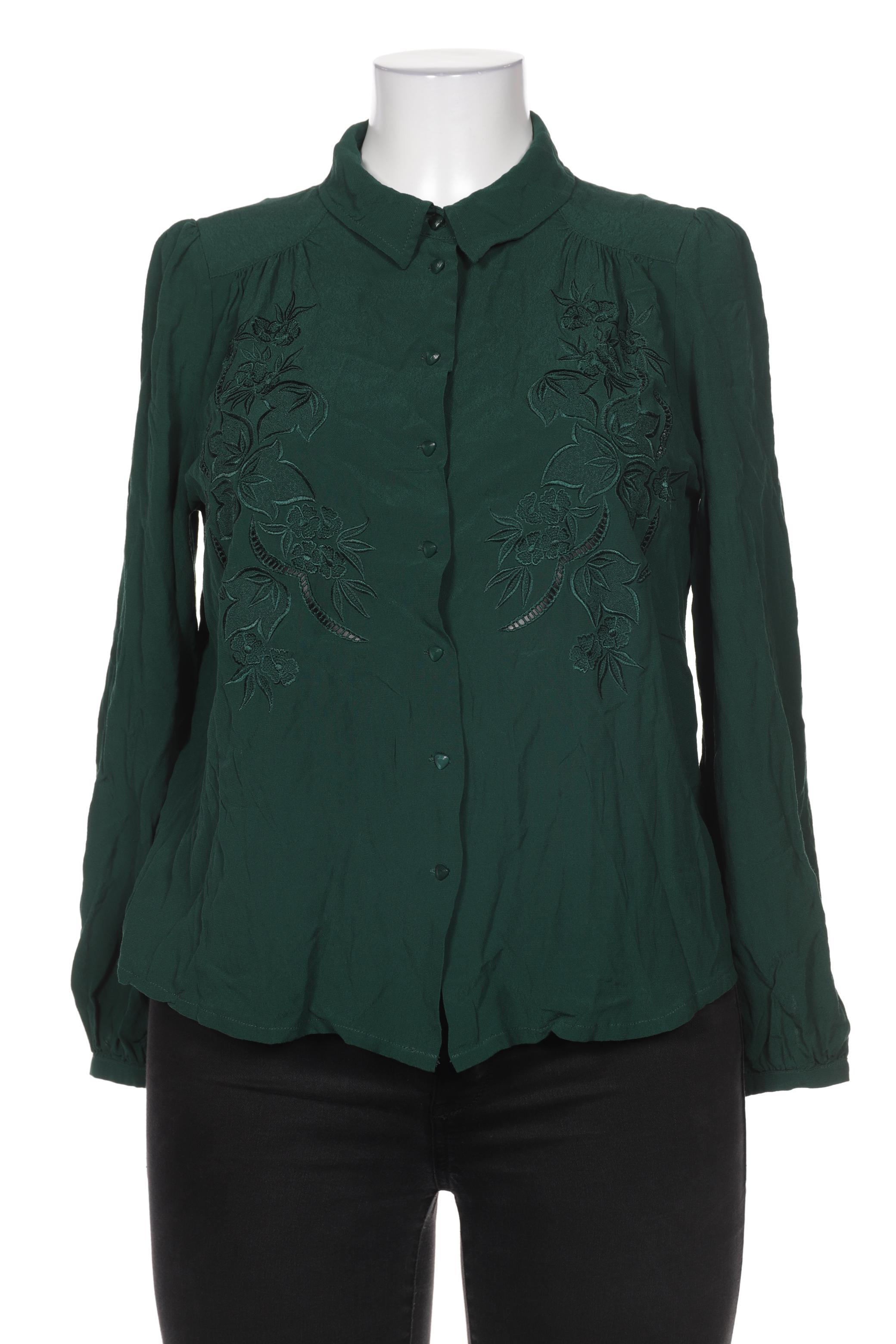 

King Louie Damen Bluse, grün, Gr. 44