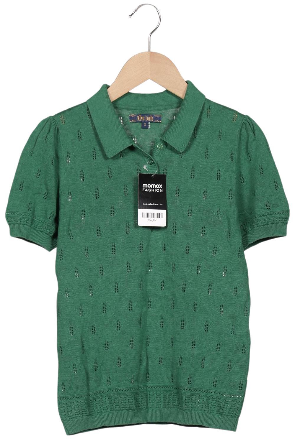 

King Louie Damen Poloshirt, grün, Gr. 36