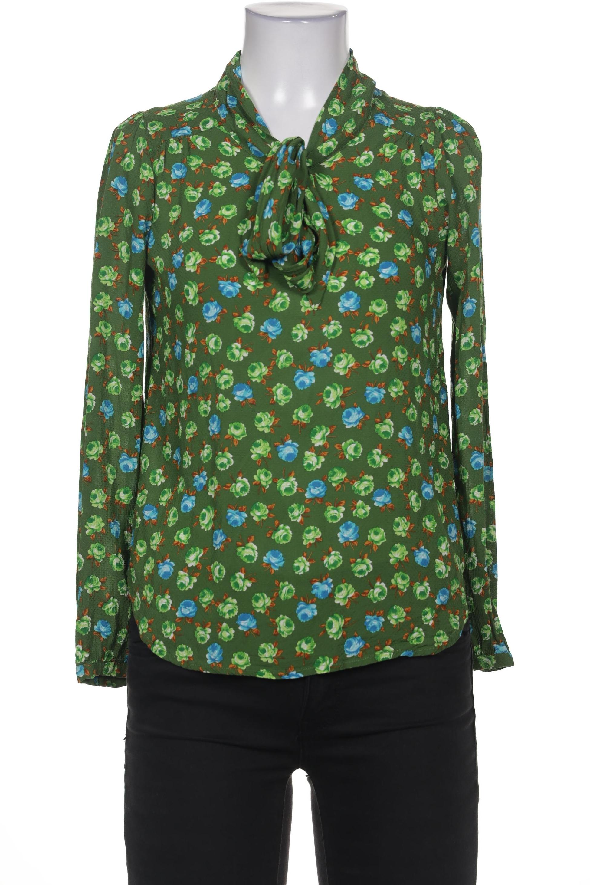 

King Louie Damen Bluse, grün, Gr. 34