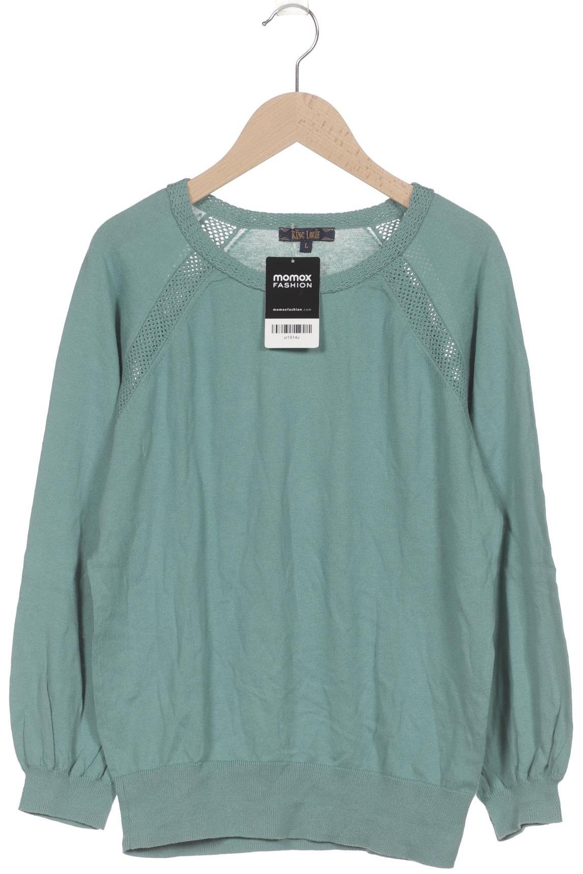 

King Louie Damen Pullover, türkis, Gr. 42
