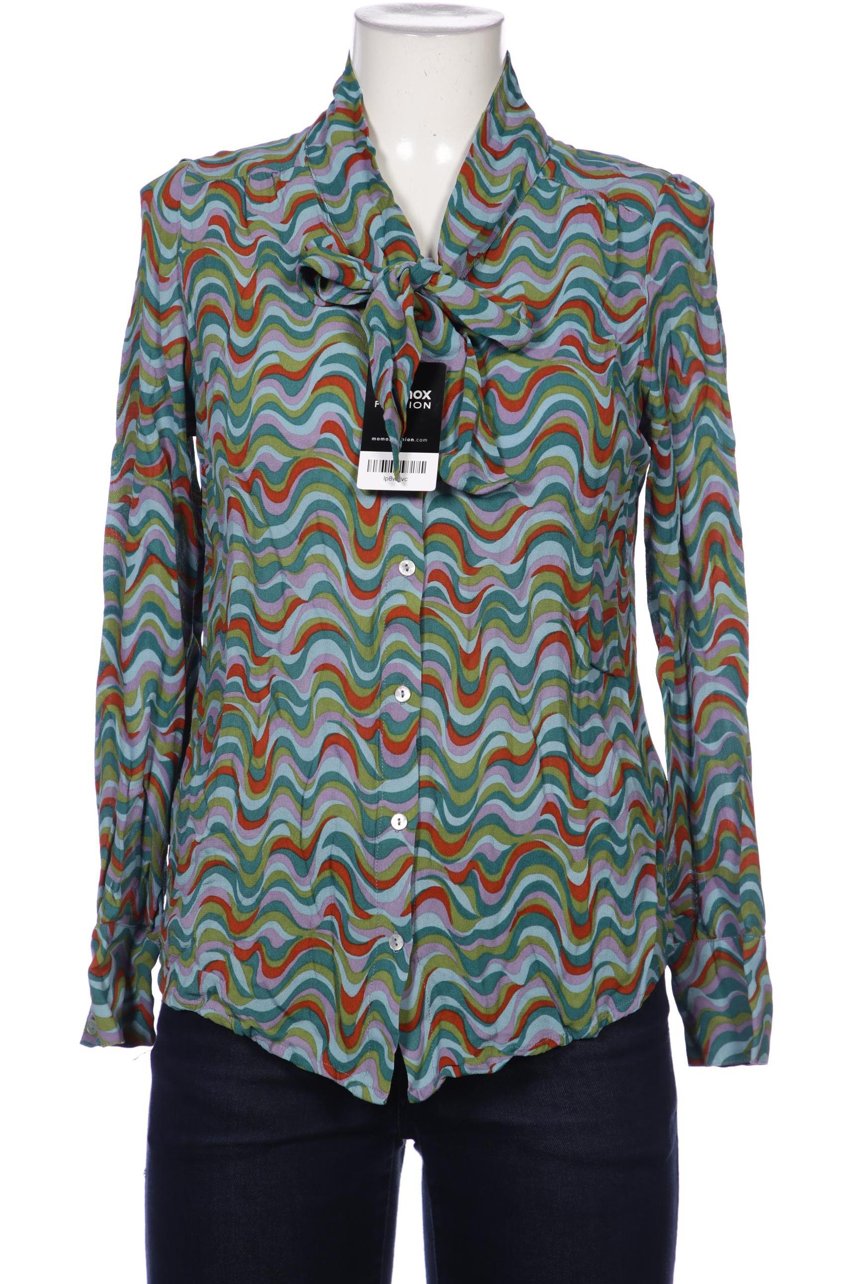 

King Louie Damen Bluse, blau, Gr. 40