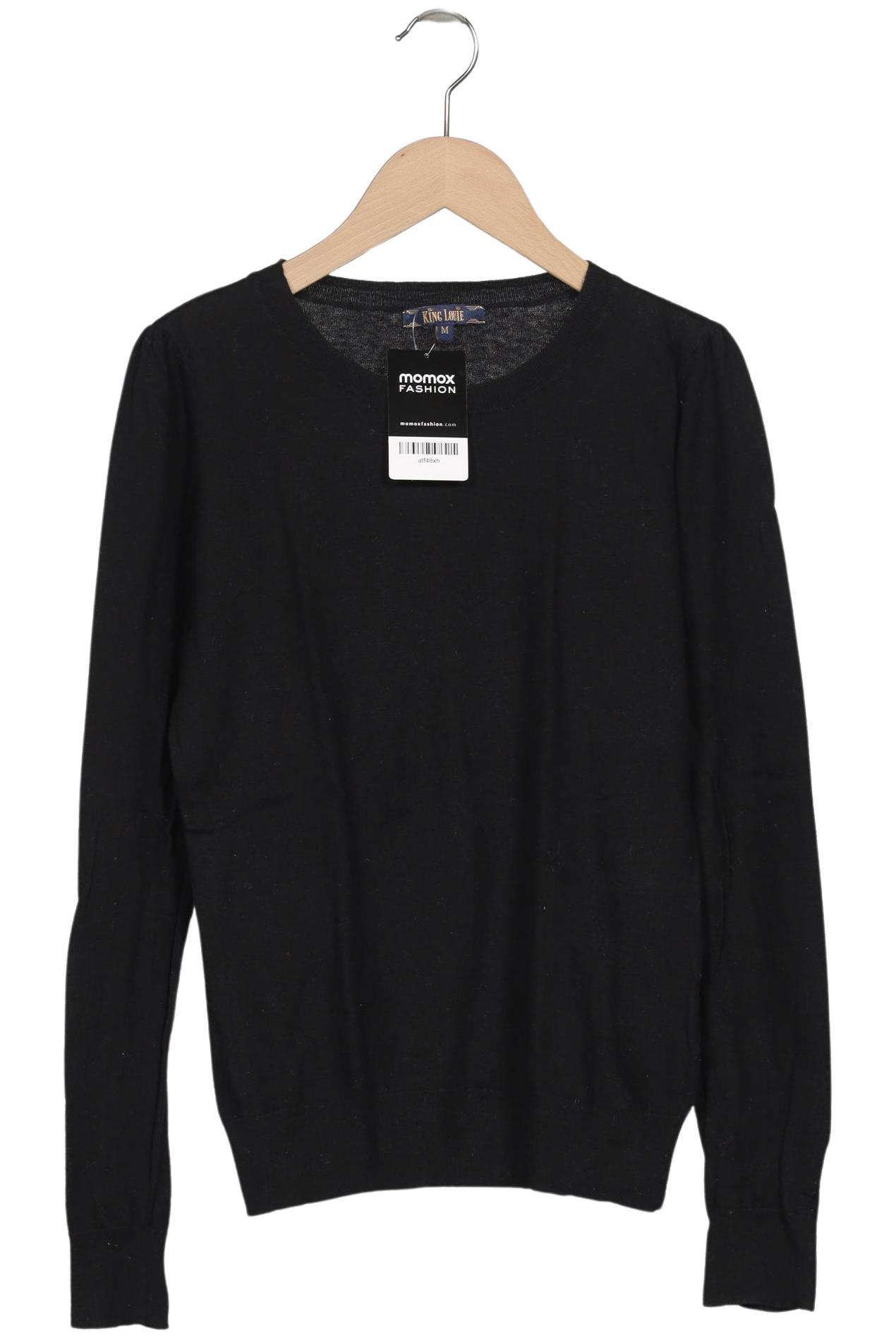 

King Louie Damen Pullover, schwarz, Gr. 38