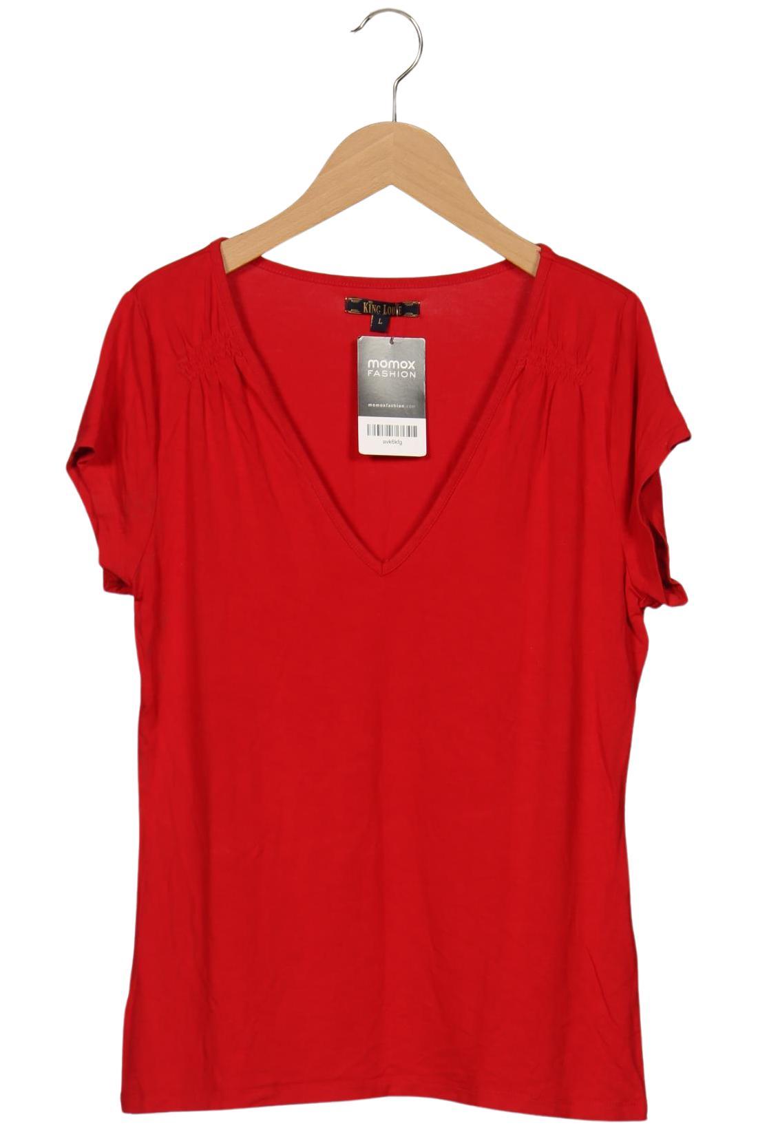 

King Louie Damen T-Shirt, rot, Gr. 42