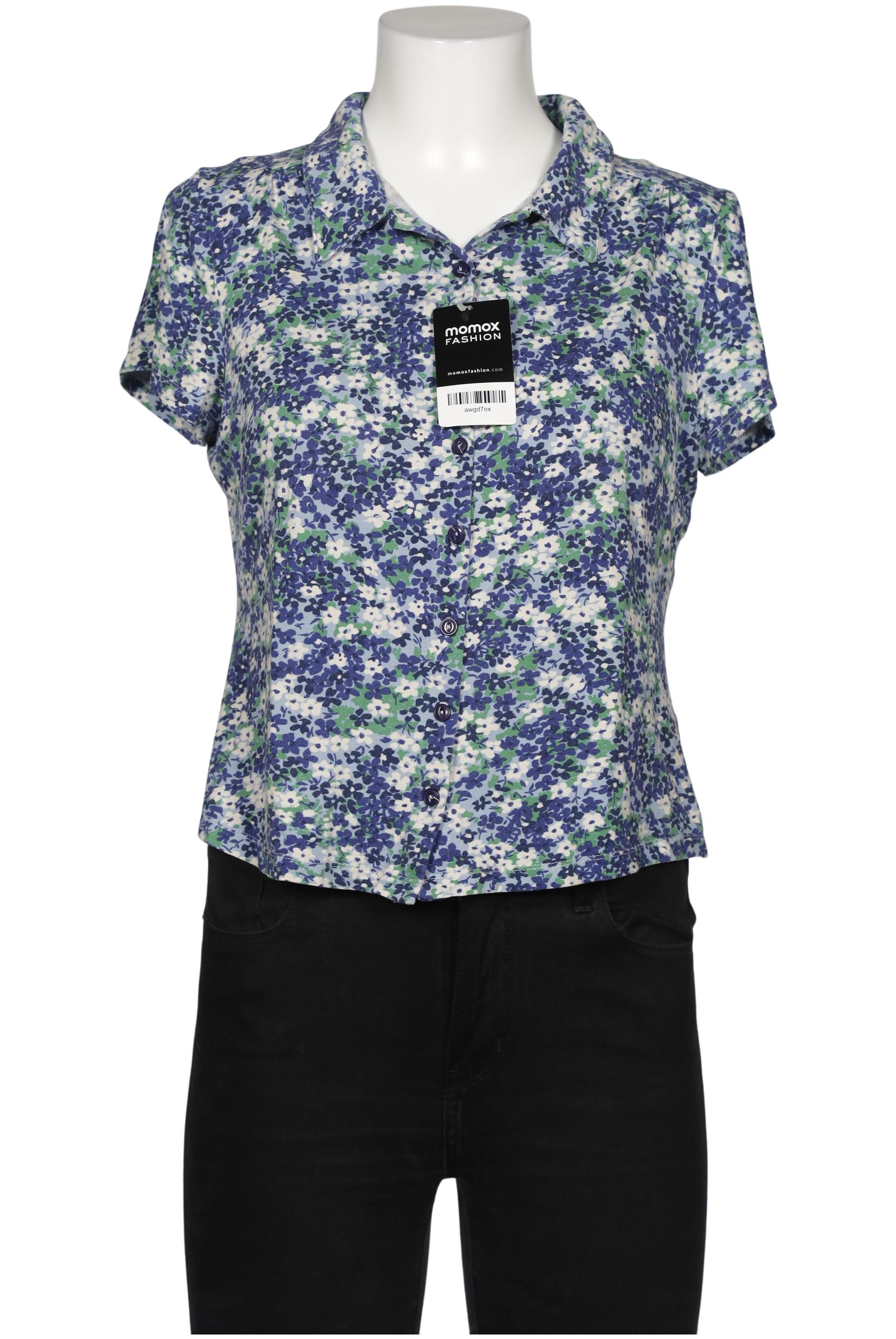 

King Louie Damen Bluse, blau, Gr. 42