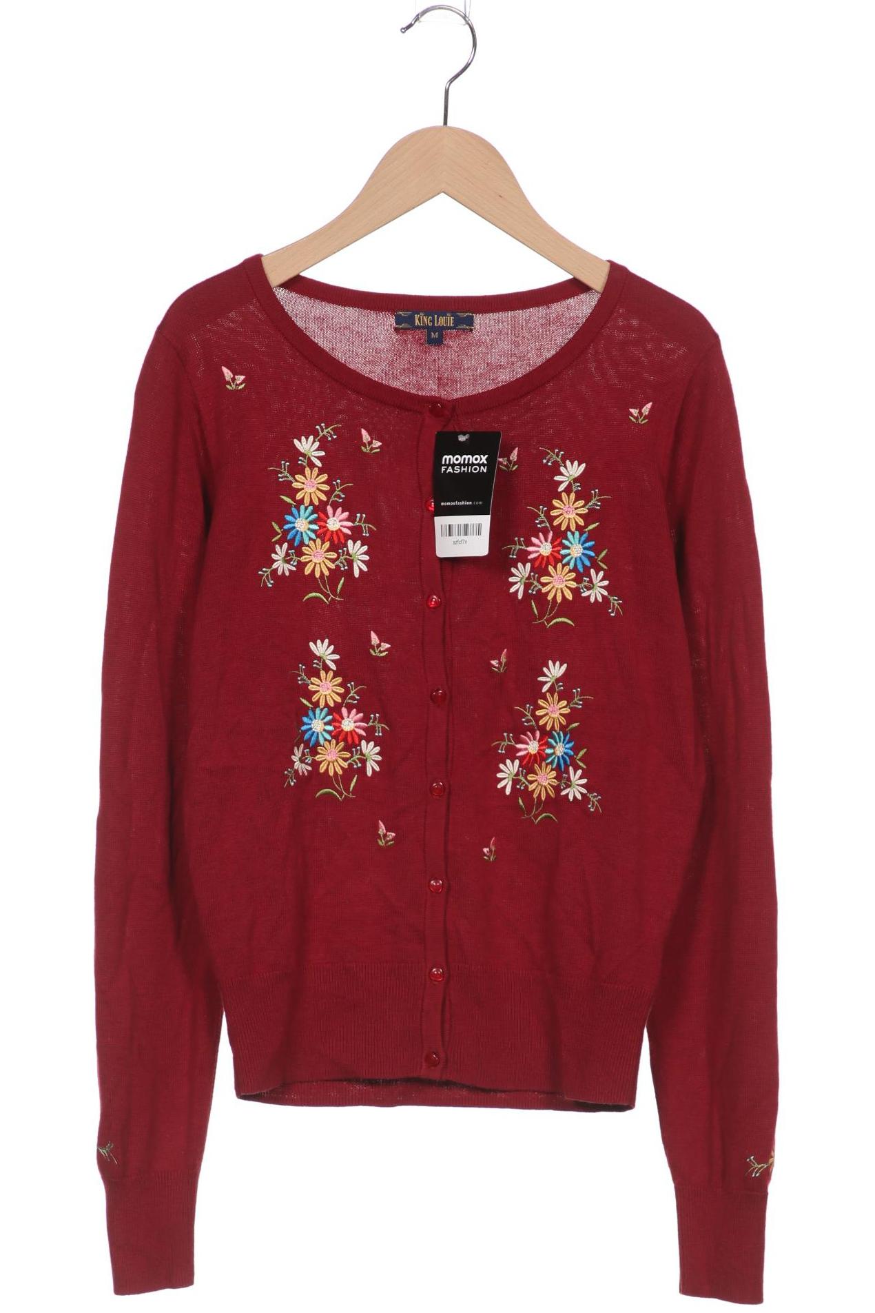 

King Louie Damen Strickjacke, bordeaux, Gr. 38
