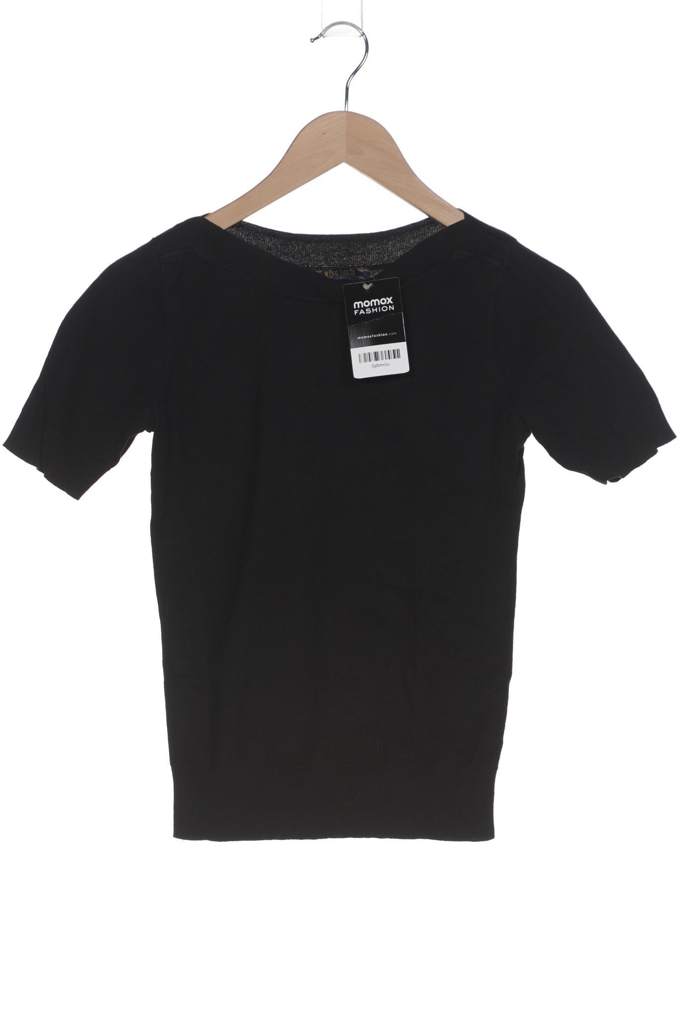 

King Louie Damen Pullover, schwarz, Gr. 36