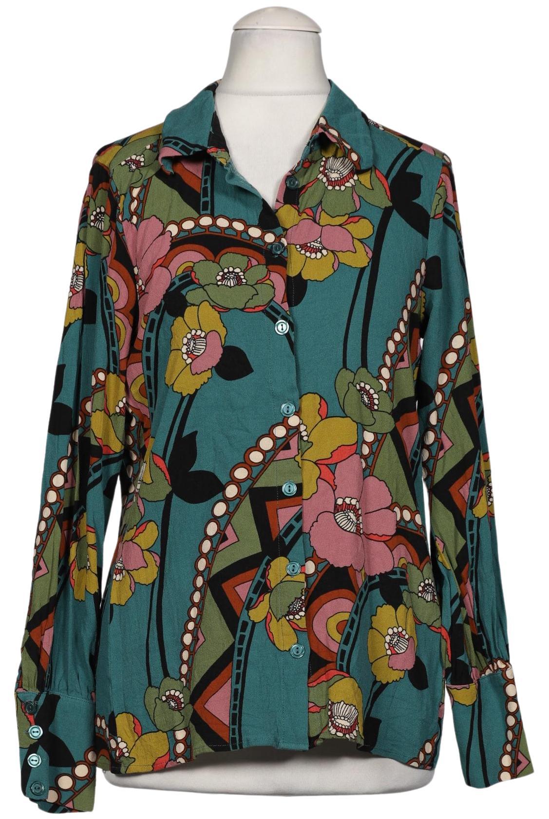 

King Louie Damen Bluse, mehrfarbig, Gr. 36