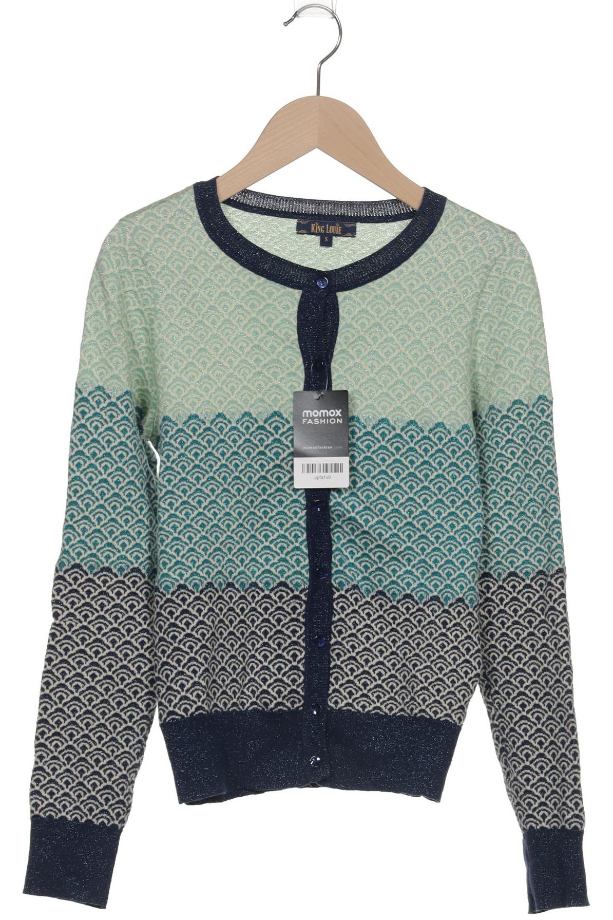 

King Louie Damen Strickjacke, mehrfarbig, Gr. 36