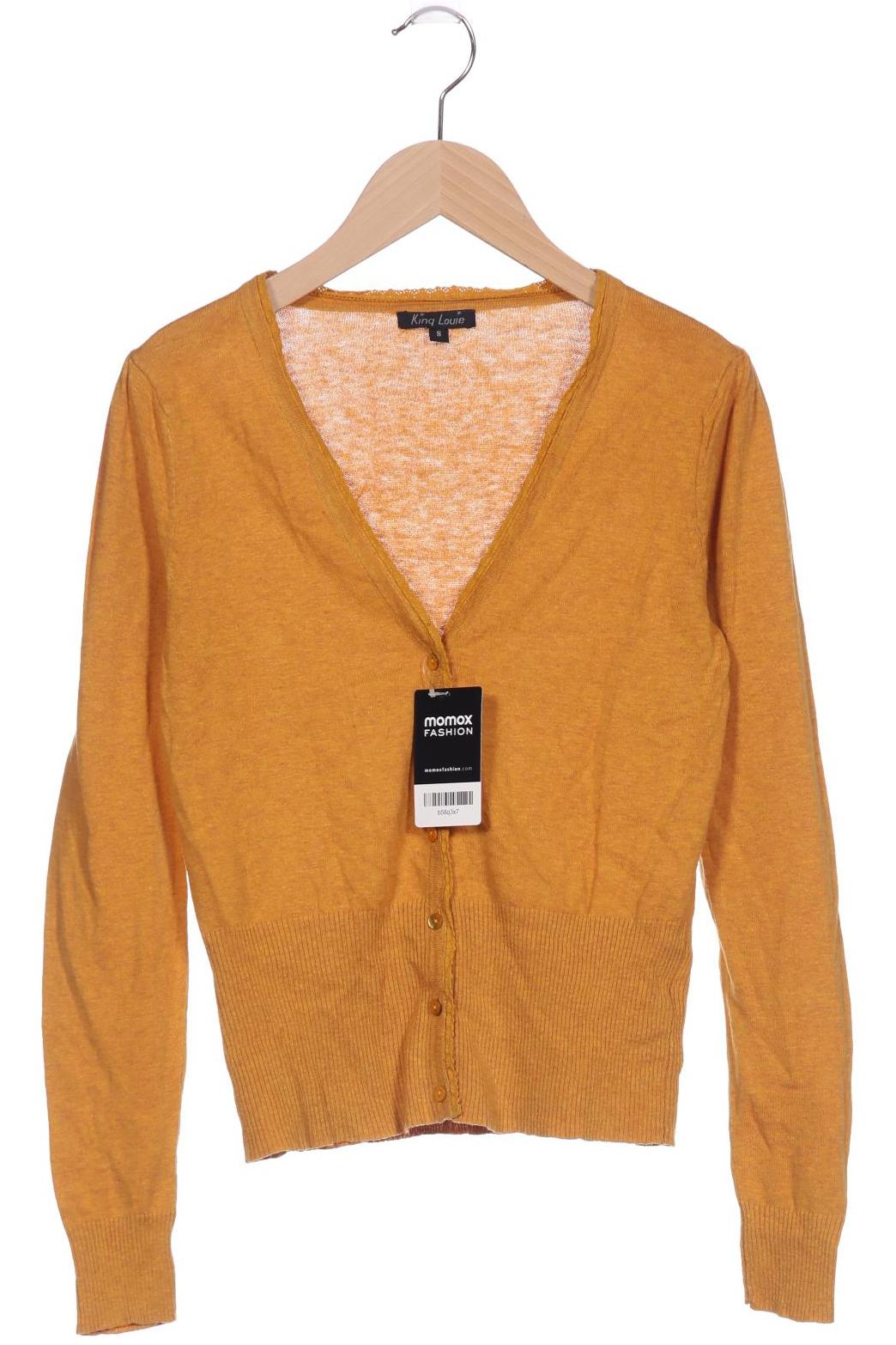 

King Louie Damen Strickjacke, orange, Gr. 36