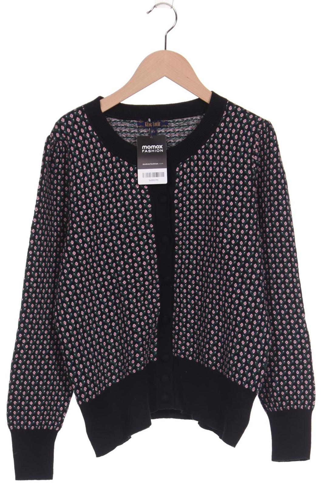 

KING LOUIE Damen Strickjacke, schwarz