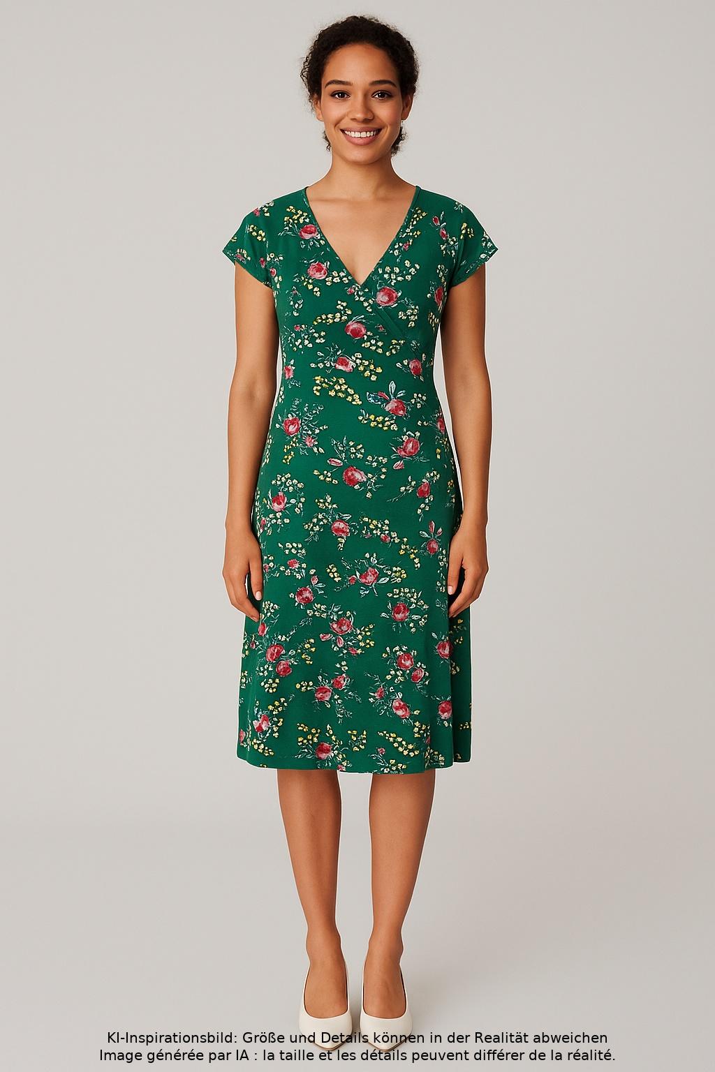 

King Louie Damen Kleid, grün, Gr. 36