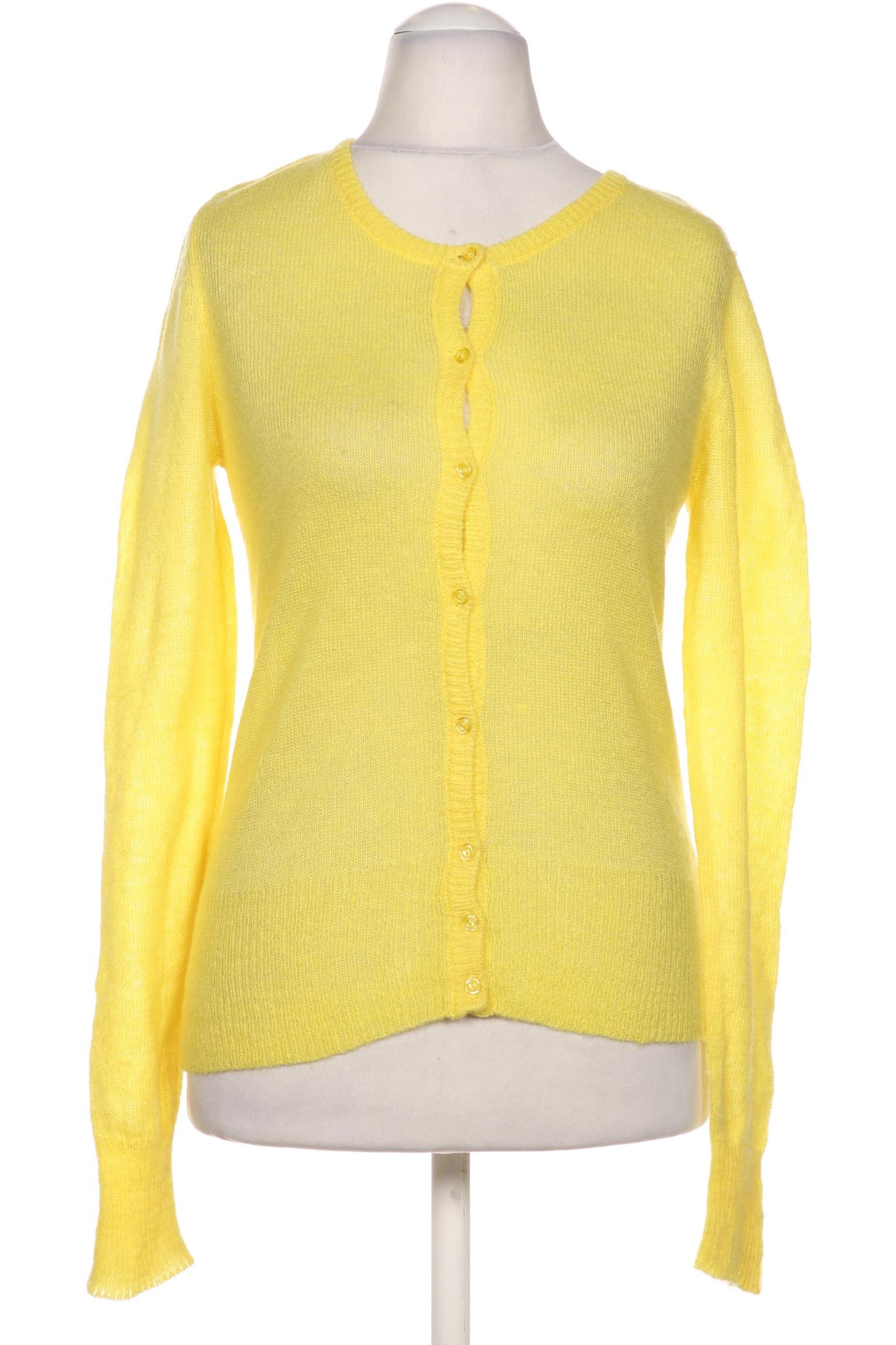 

King Louie Damen Strickjacke, gelb, Gr. 36