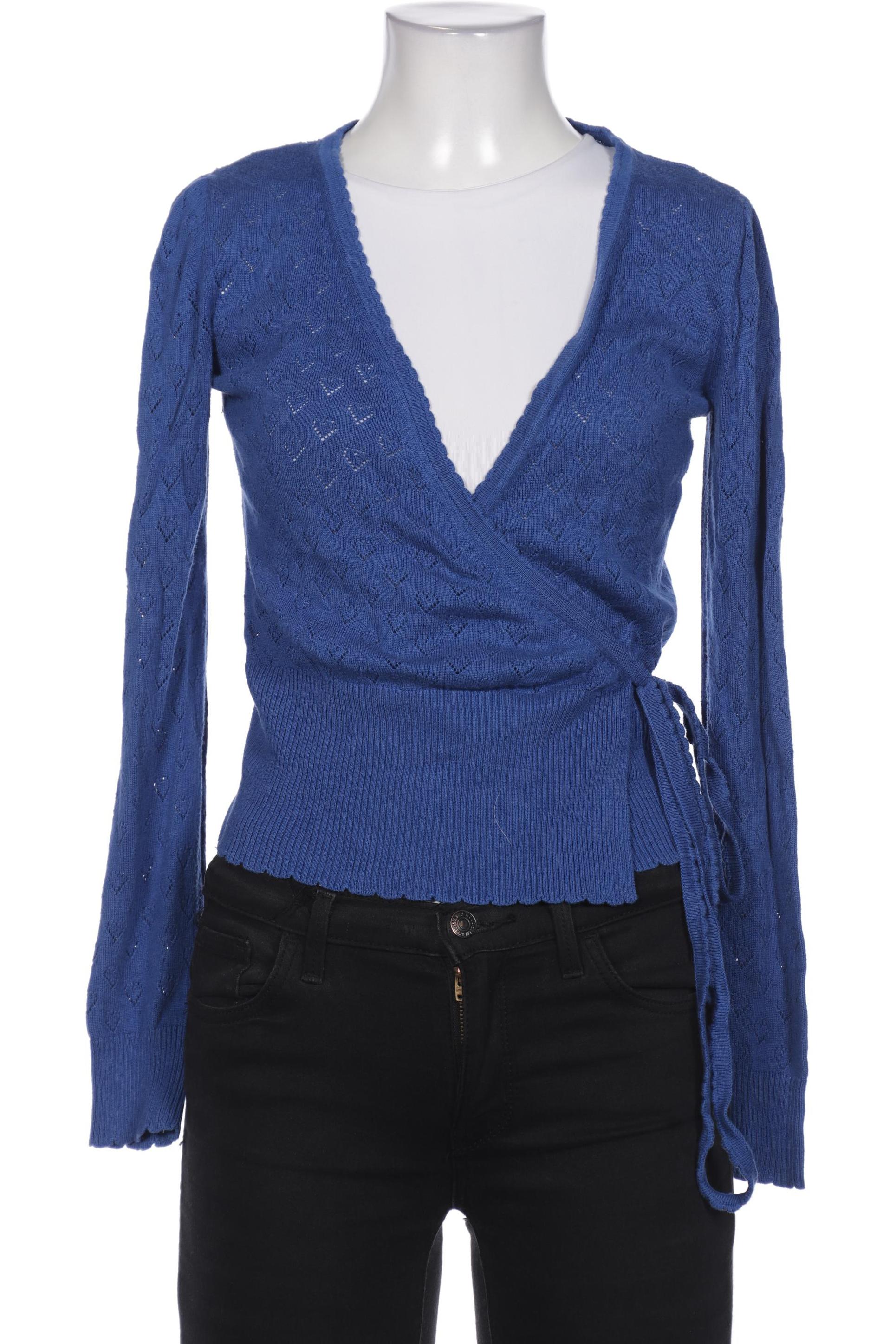 

King Louie Damen Strickjacke, blau, Gr. 36