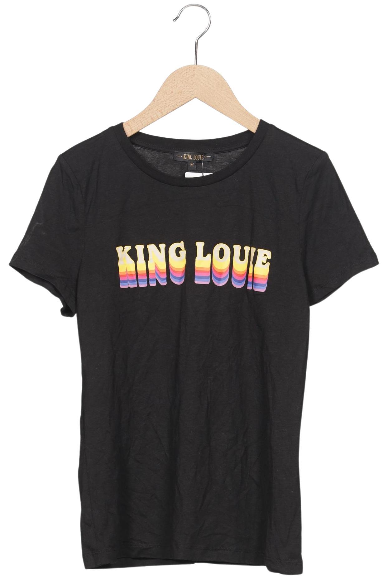 

King Louie Damen T-Shirt, schwarz, Gr. 38