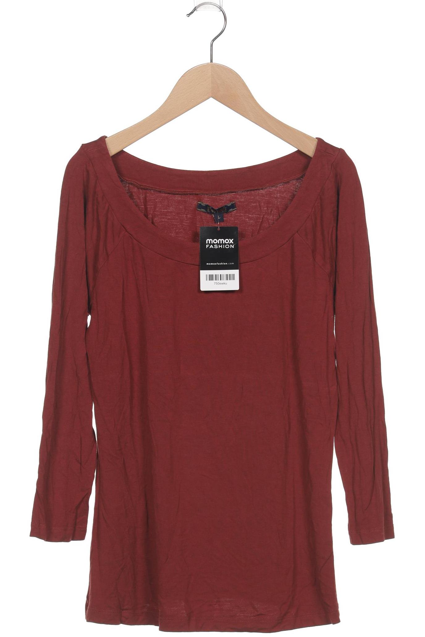 

King Louie Damen Langarmshirt, bordeaux, Gr. 42