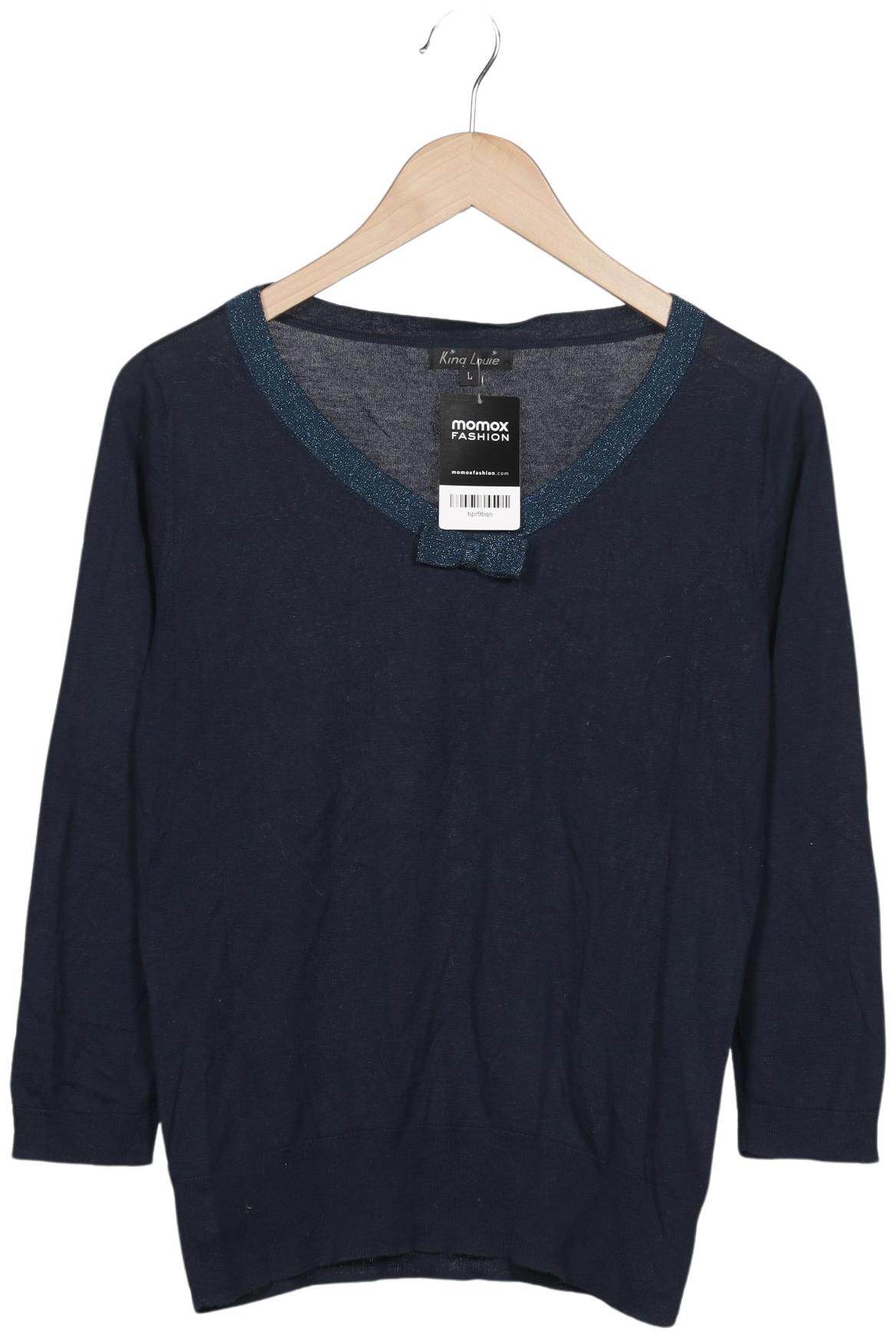 

King Louie Damen Pullover, marineblau, Gr. 42