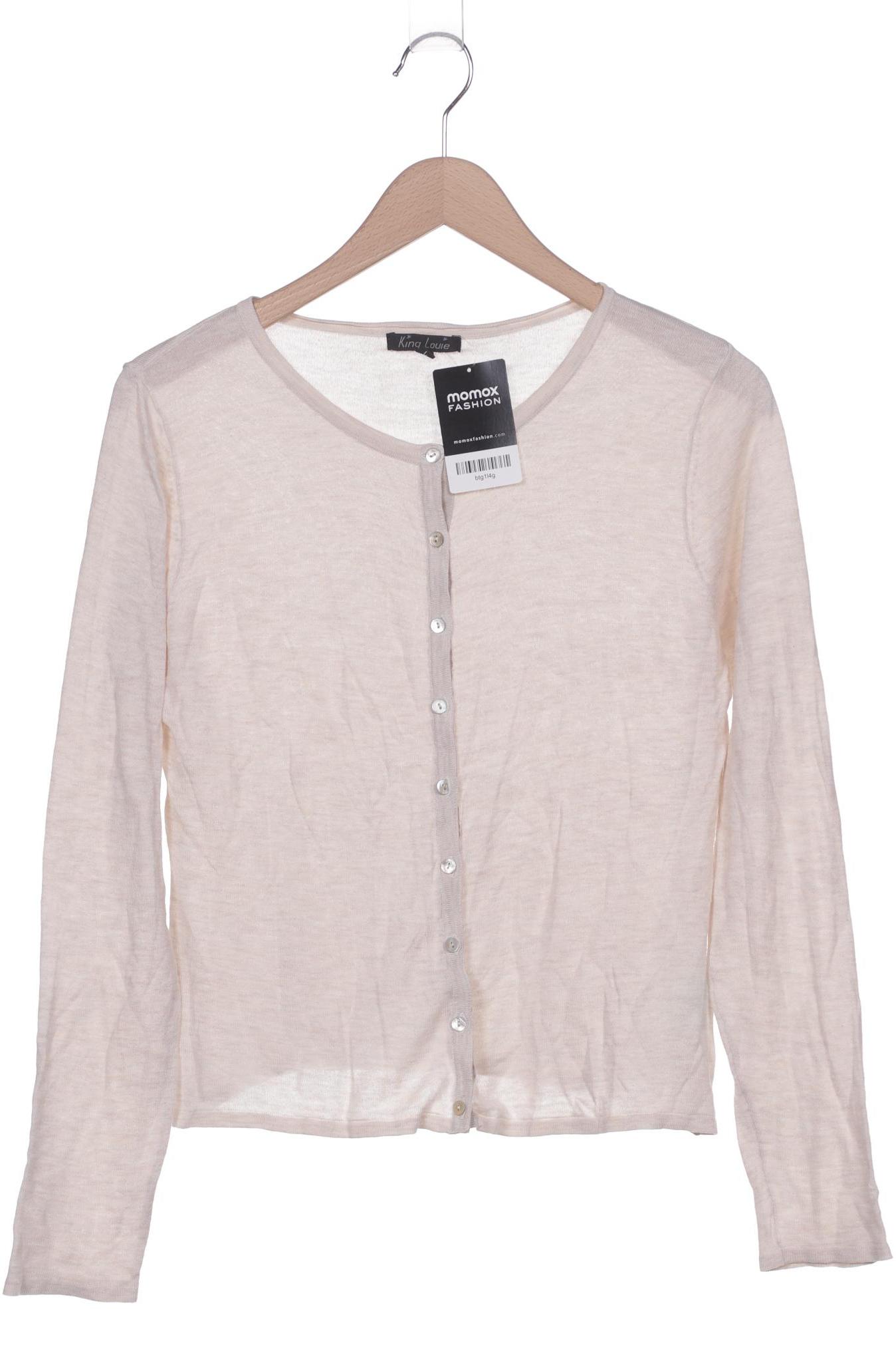 

King Louie Damen Strickjacke, beige, Gr. 42