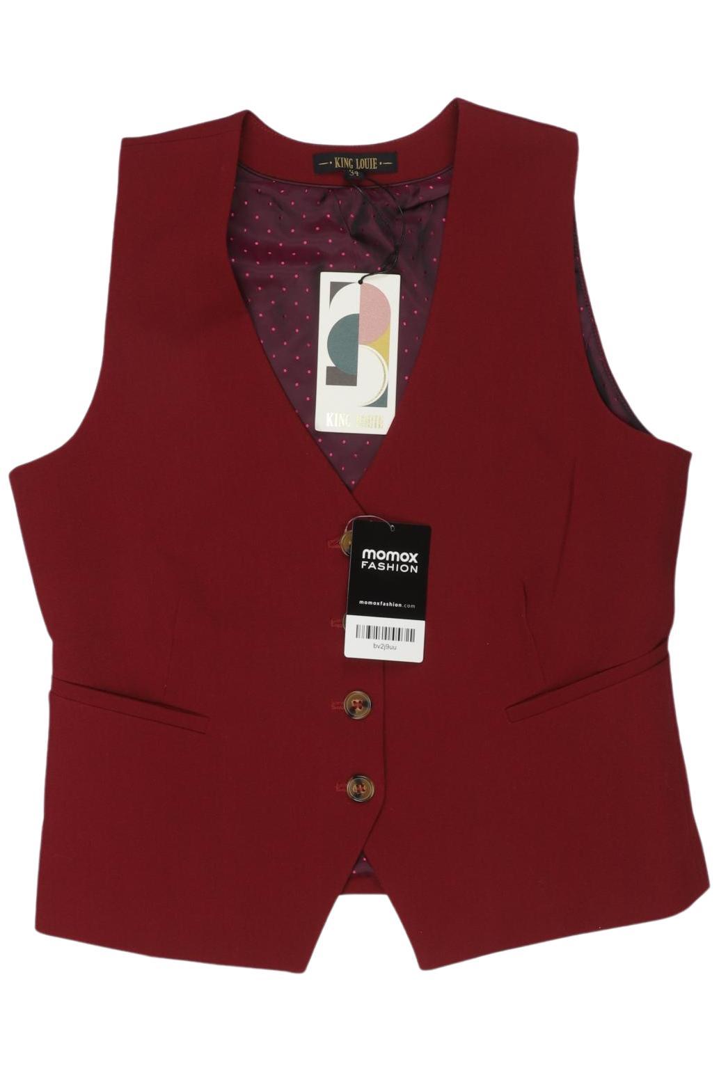 

King Louie Damen Weste, bordeaux, Gr. 34