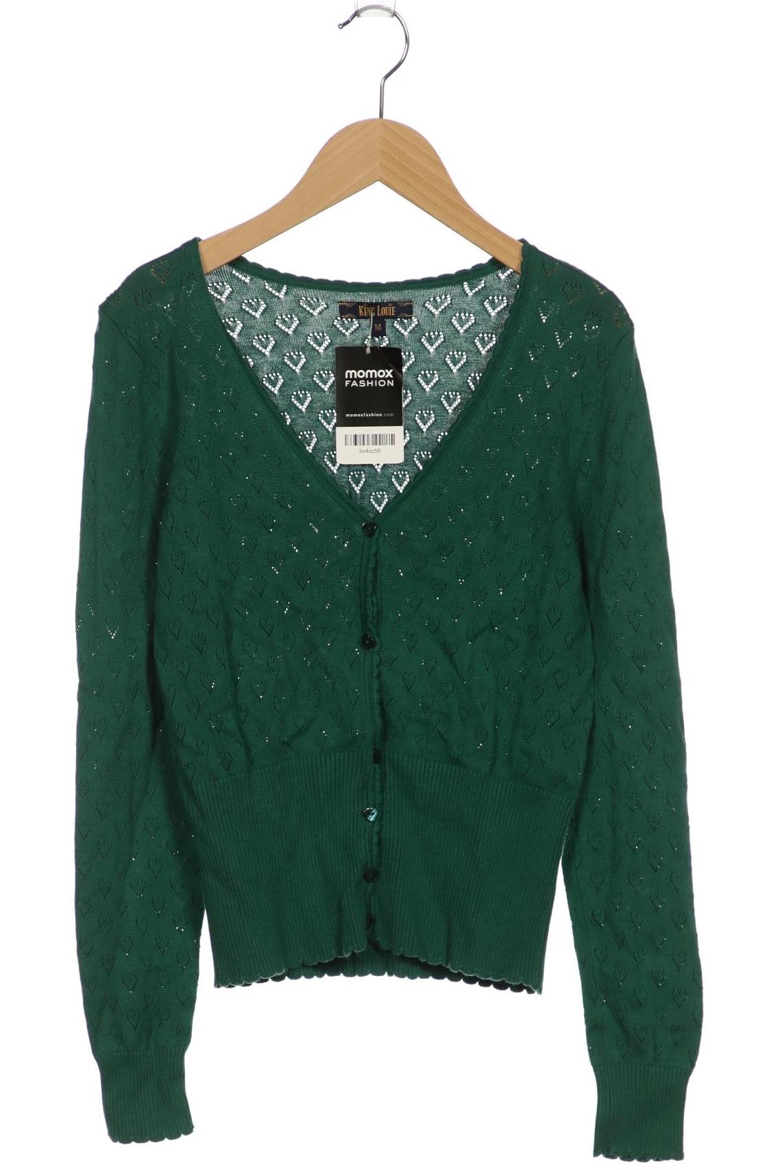 

King Louie Damen Strickjacke, grün, Gr. 38