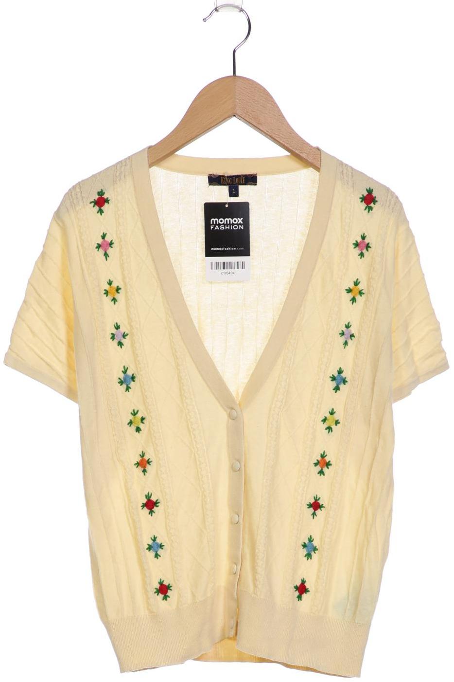 

King Louie Damen Strickjacke, cremeweiß, Gr. 42