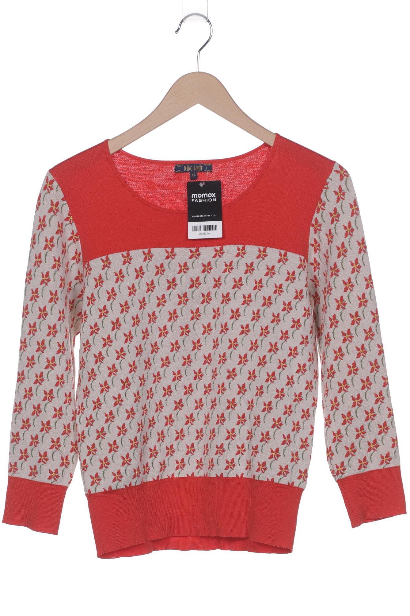 

King Louie Damen Pullover, rot, Gr. 44