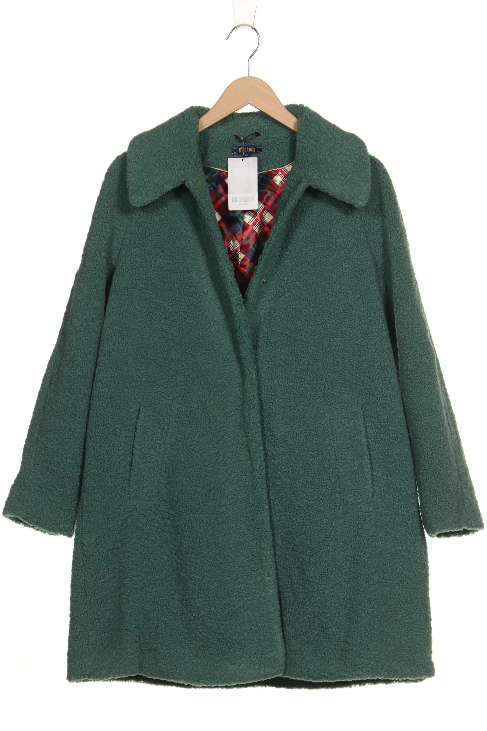 

King Louie Damen Mantel, grün, Gr. 40