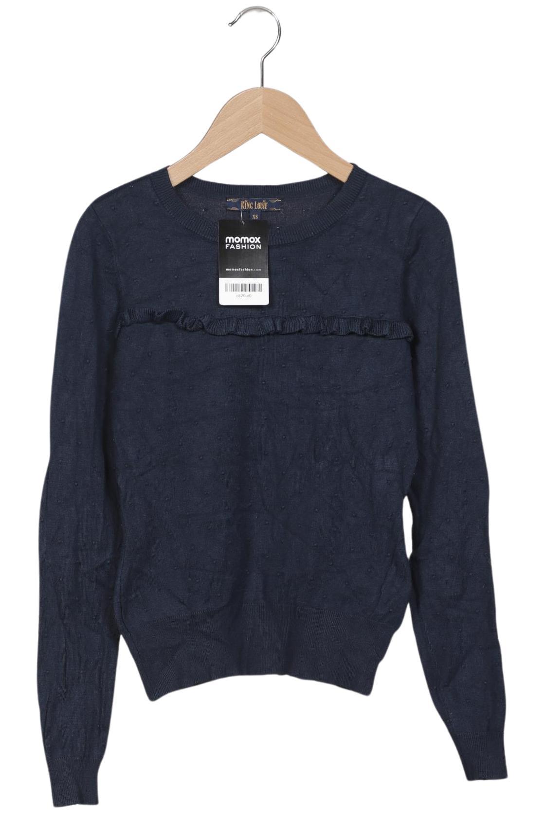 

King Louie Damen Pullover, marineblau, Gr. 34