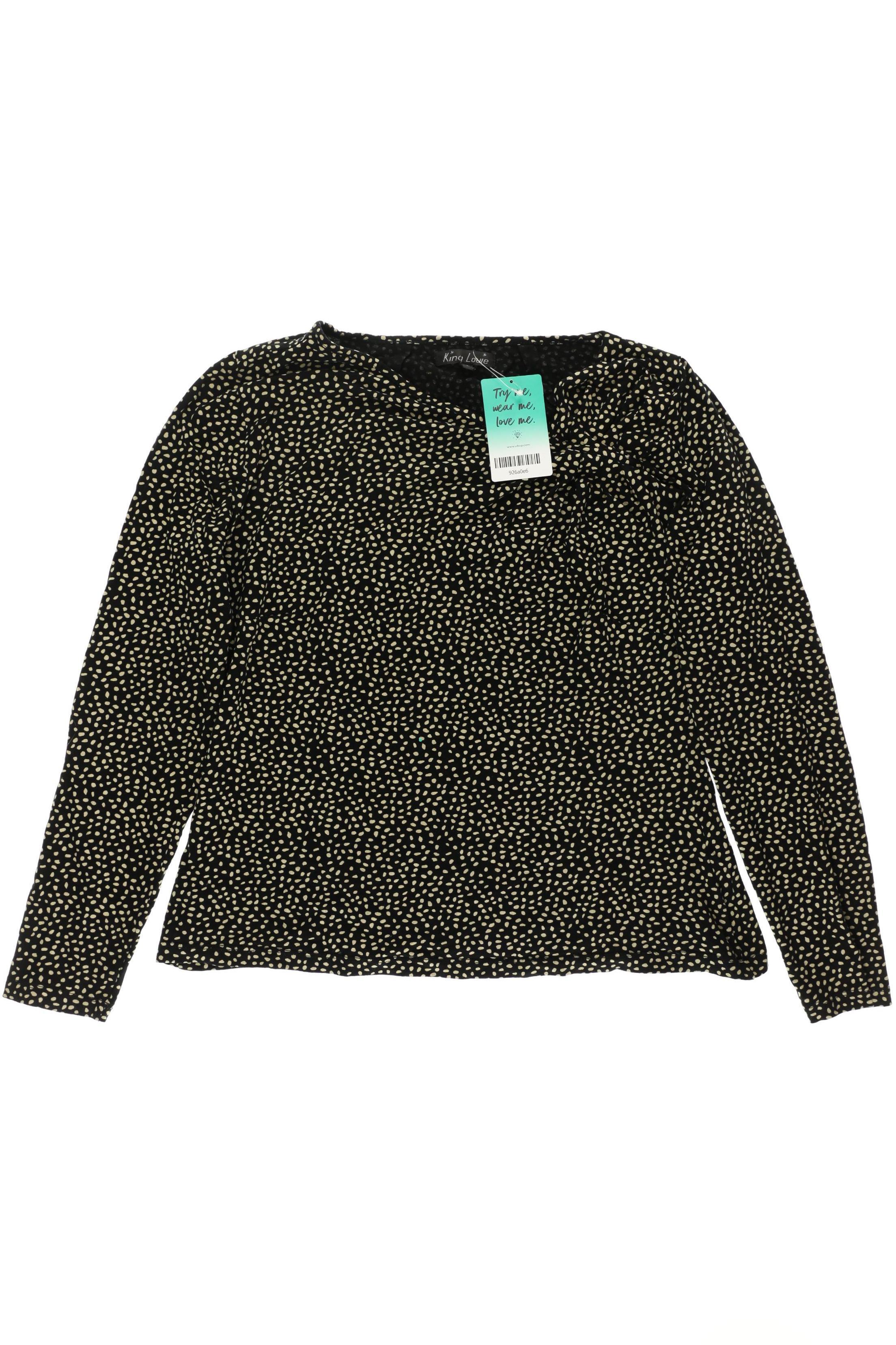 

King Louie Damen Langarmshirt, schwarz, Gr. 42