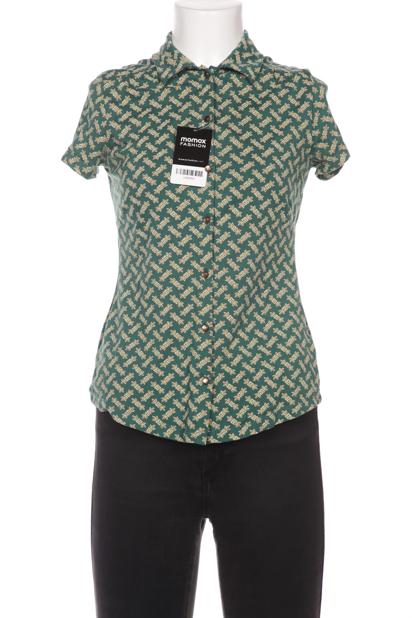 

King Louie Damen Bluse, grün, Gr. 36