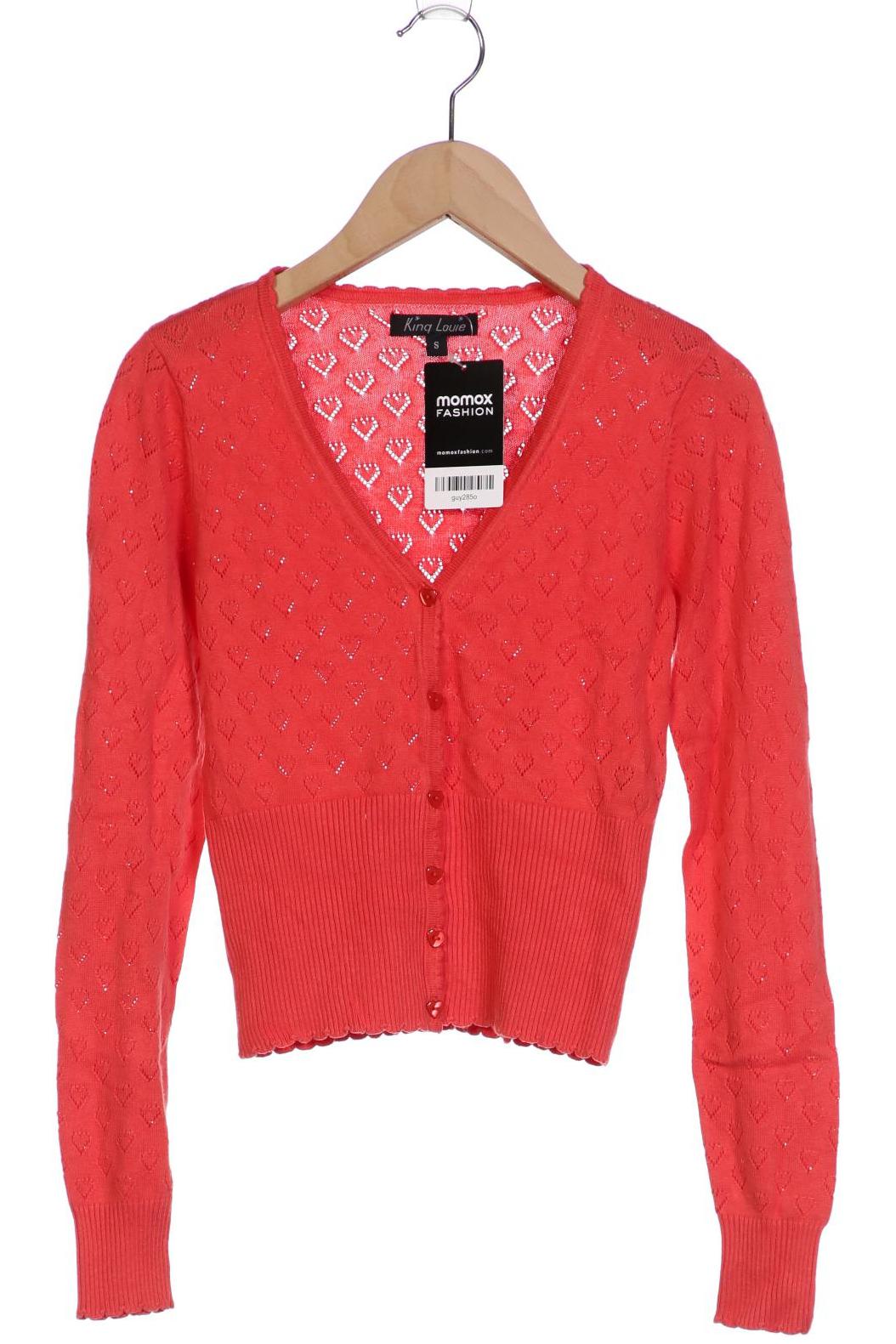 

King Louie Damen Strickjacke, pink, Gr. 36