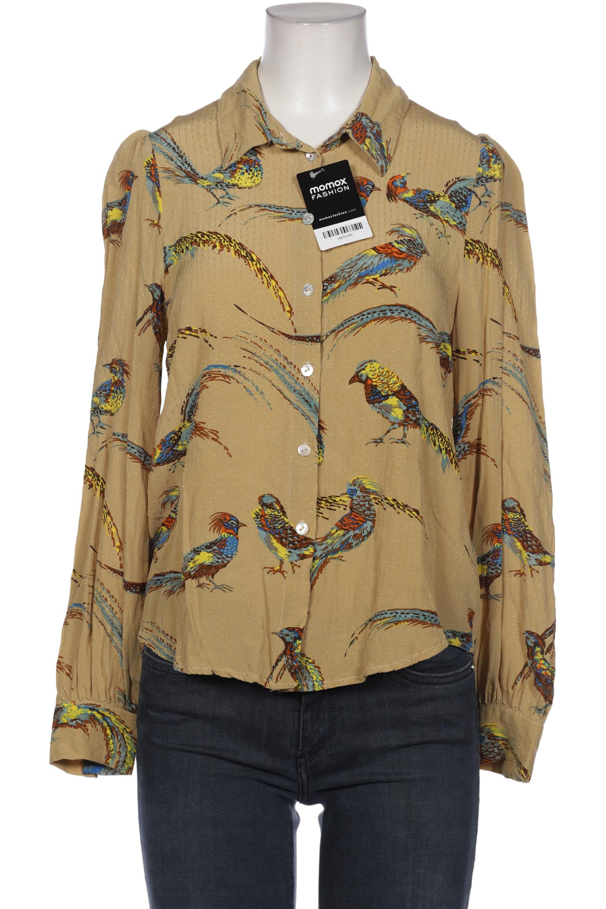 

King Louie Damen Bluse, beige, Gr. 36