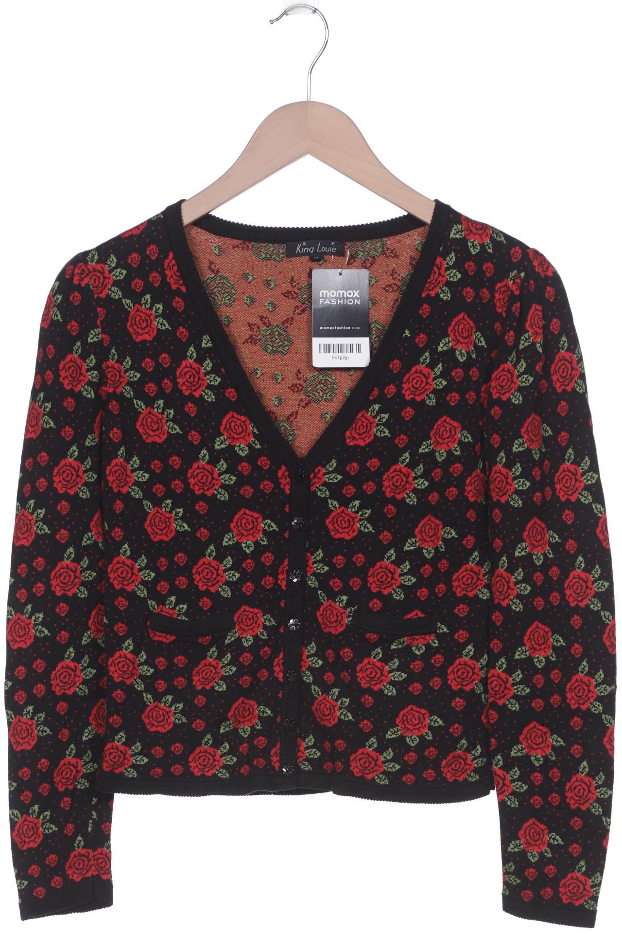 

King Louie Damen Strickjacke, schwarz, Gr. 38