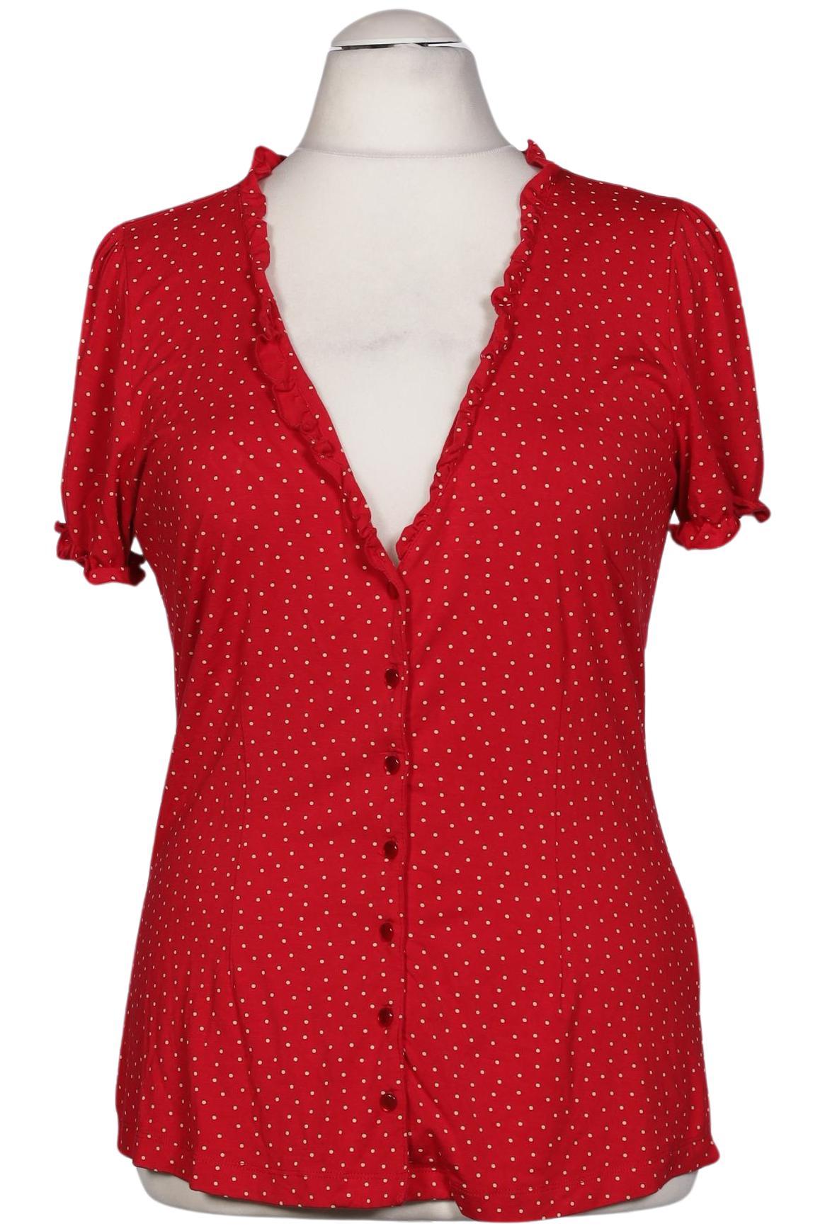 

King Louie Damen Bluse, rot, Gr. 44