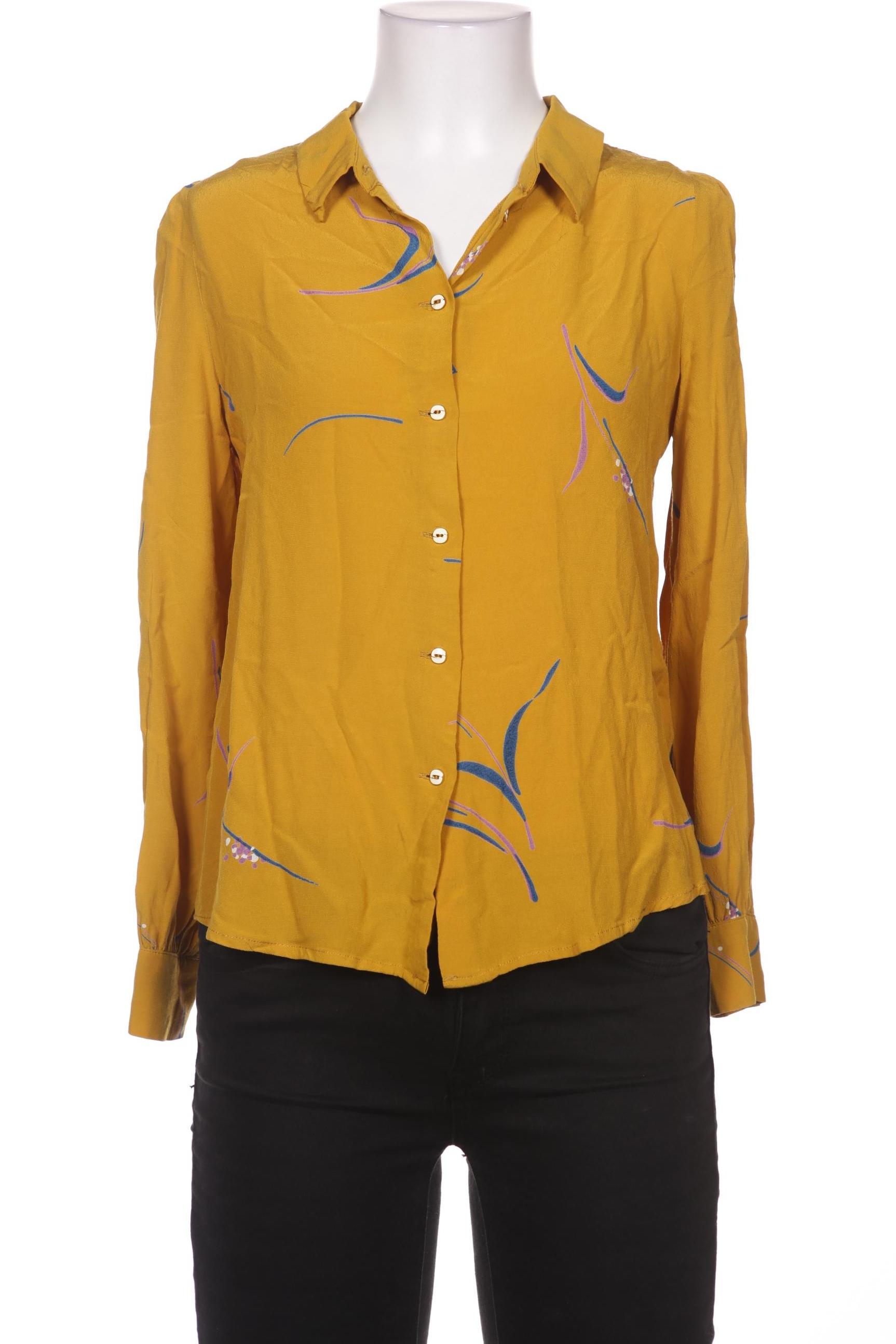

King Louie Damen Bluse, gelb, Gr. 36